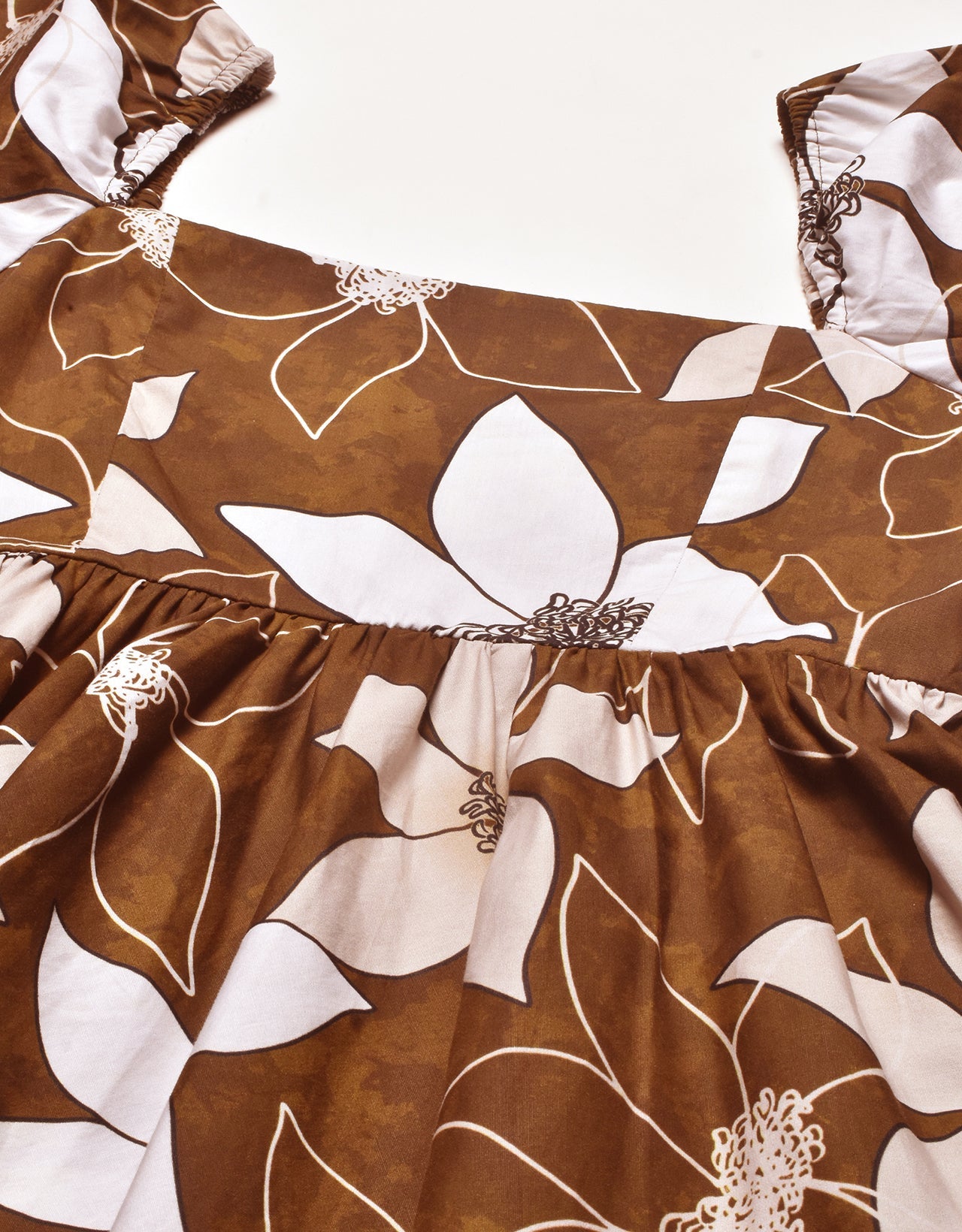Printed Flared Mini Dress, Square
