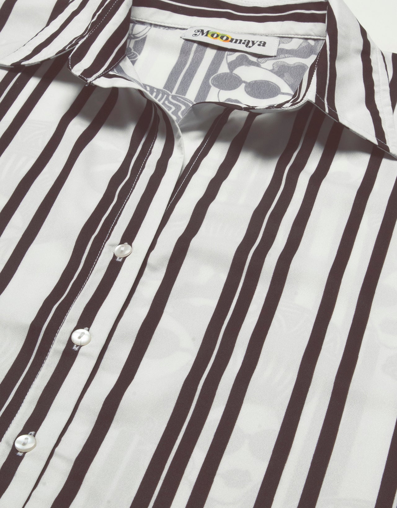 Printed Shirt Dress, Long Sleeves