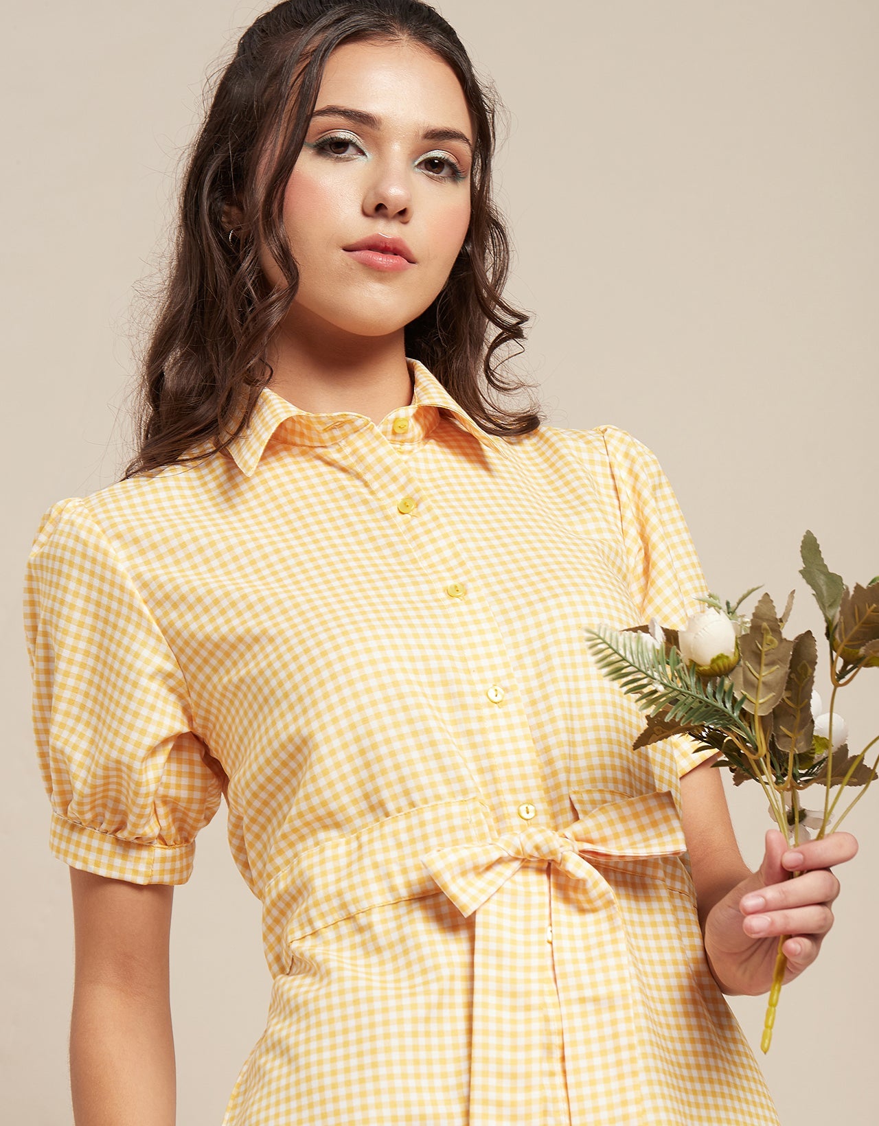 Button Down Midi Shirt Dress
