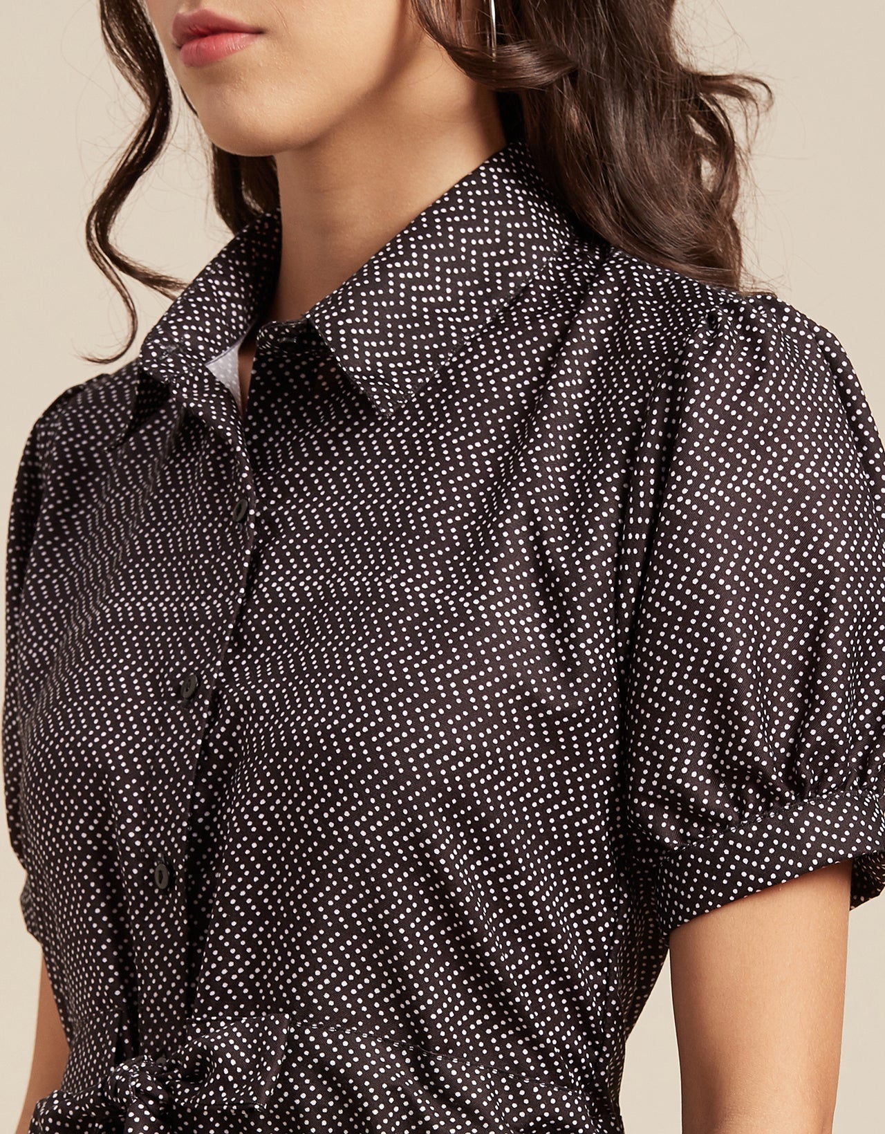 Button Down Midi Shirt Dress
