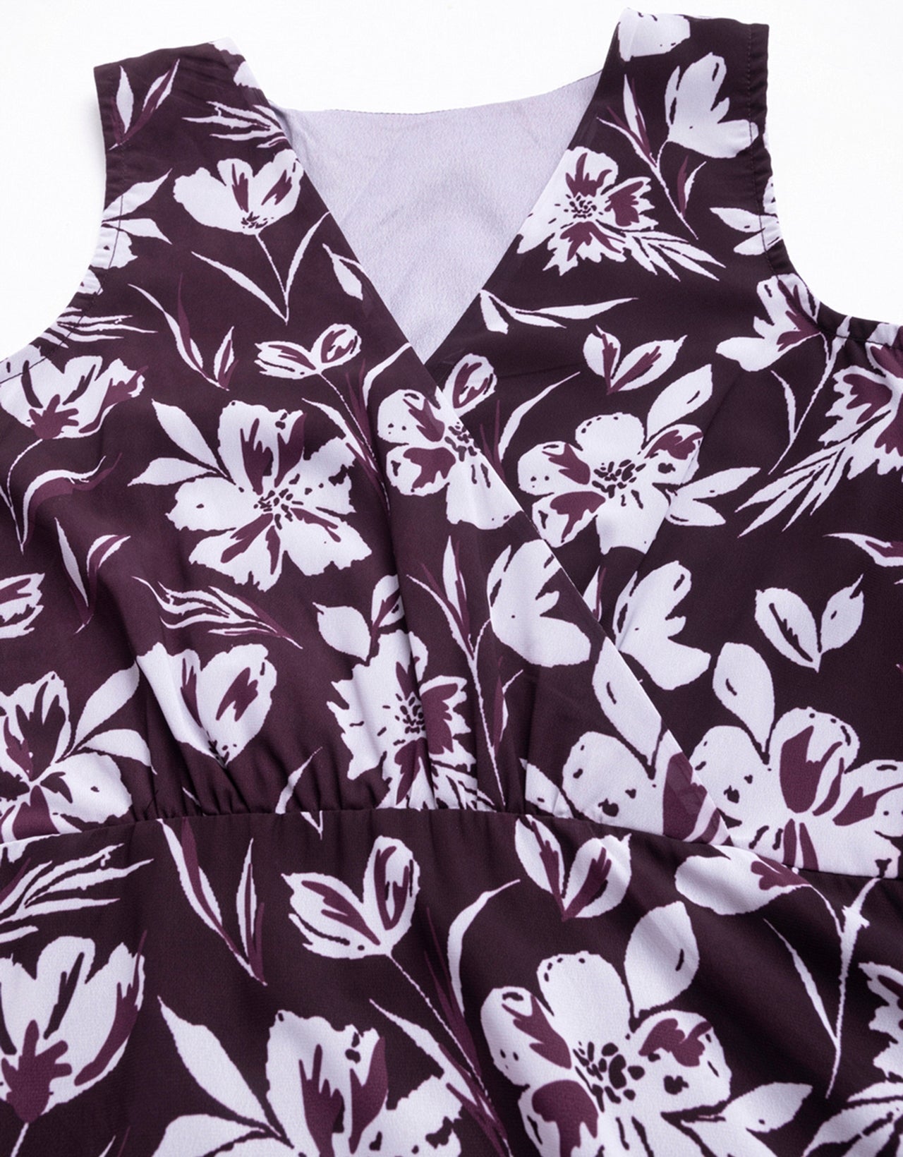 Printed Sleeveless Maxi Dress