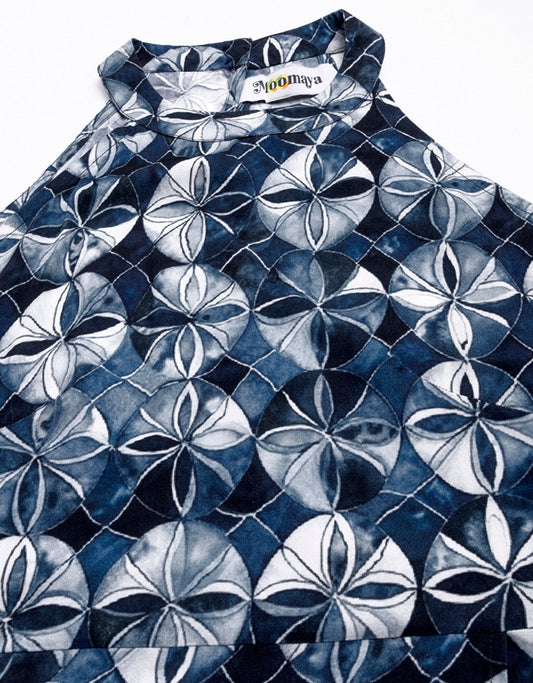 Printed Vacation Dress, Side Slit