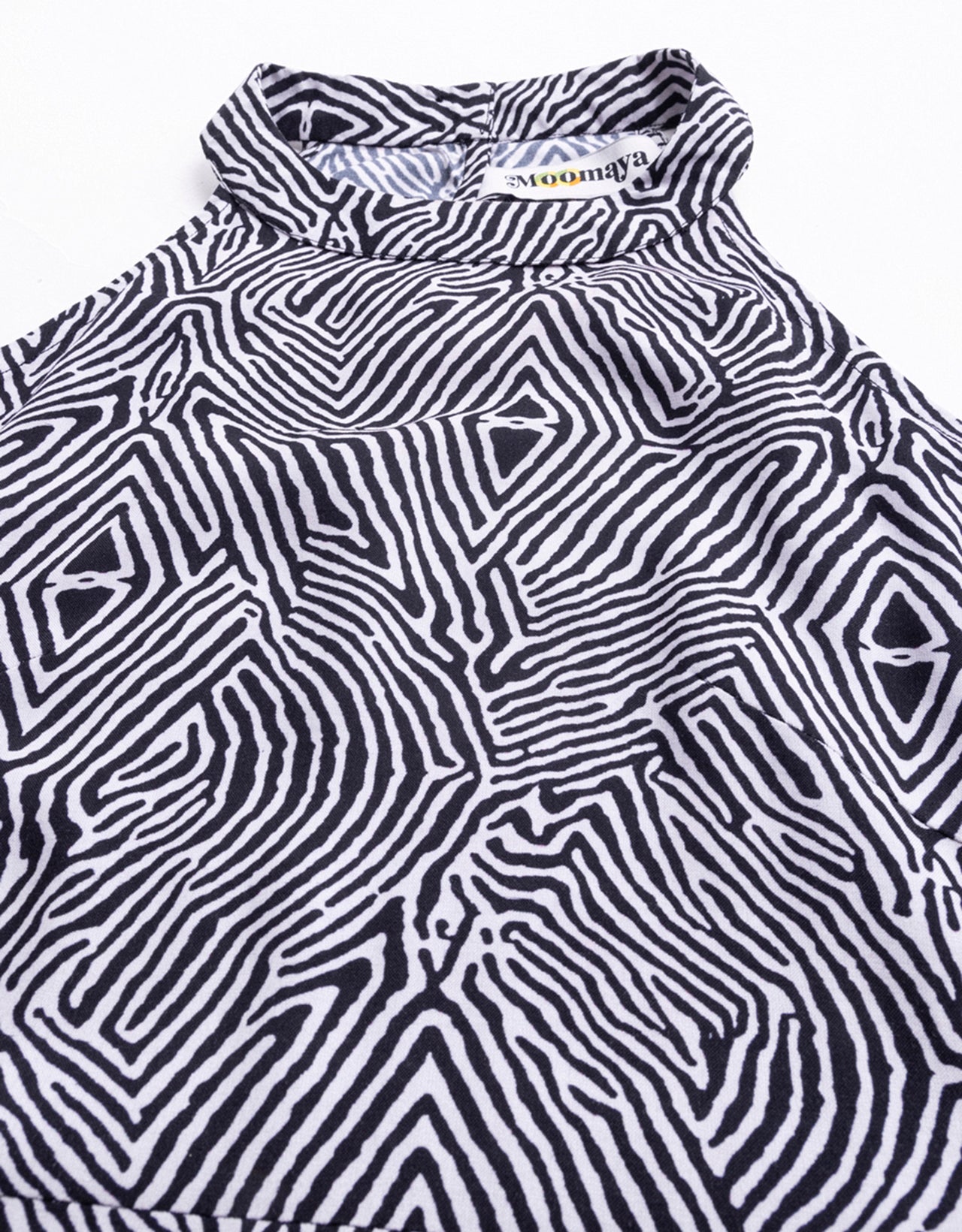 Printed Vacation Dress, Side Slit