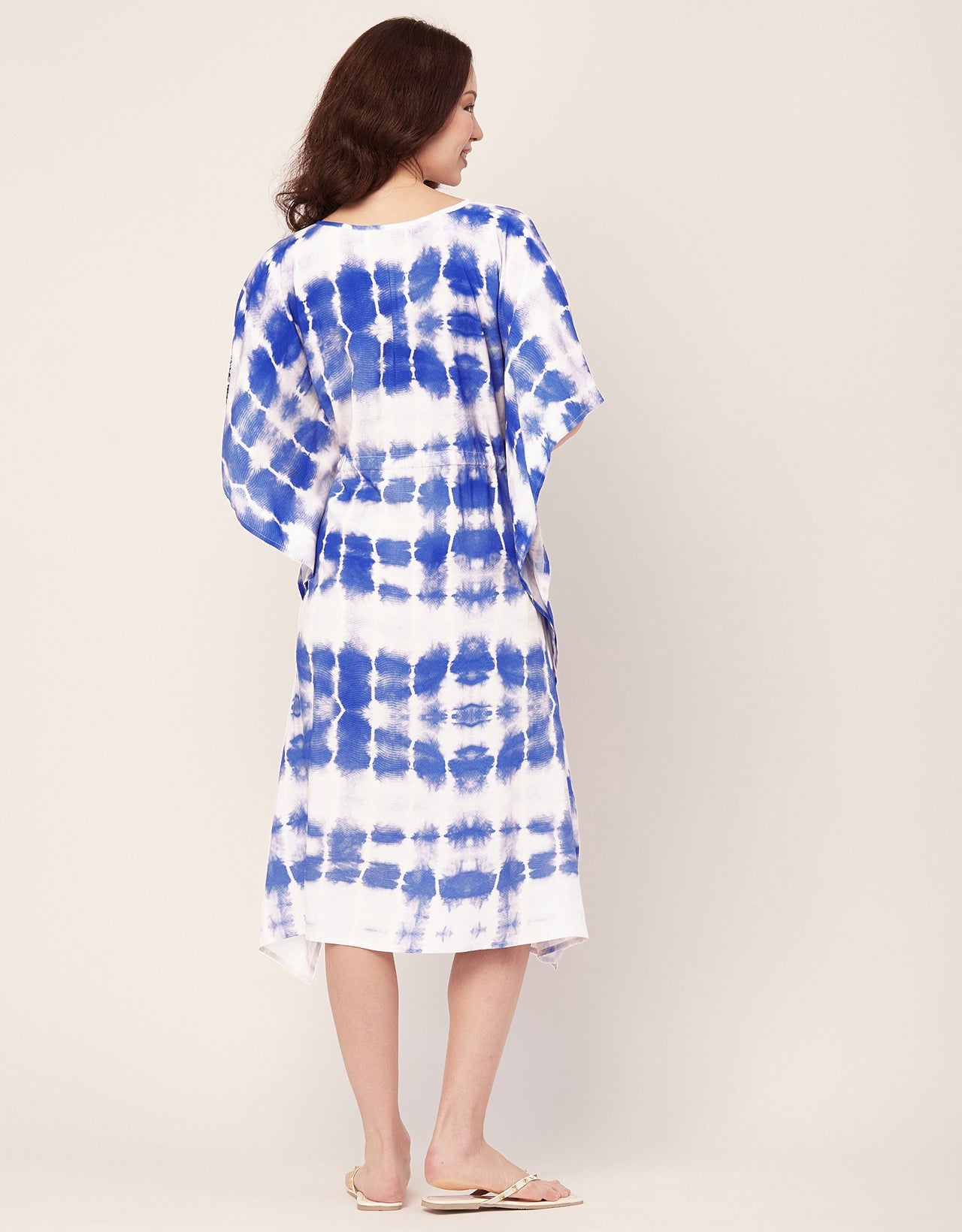 Printed Viscose Kaftan Dress