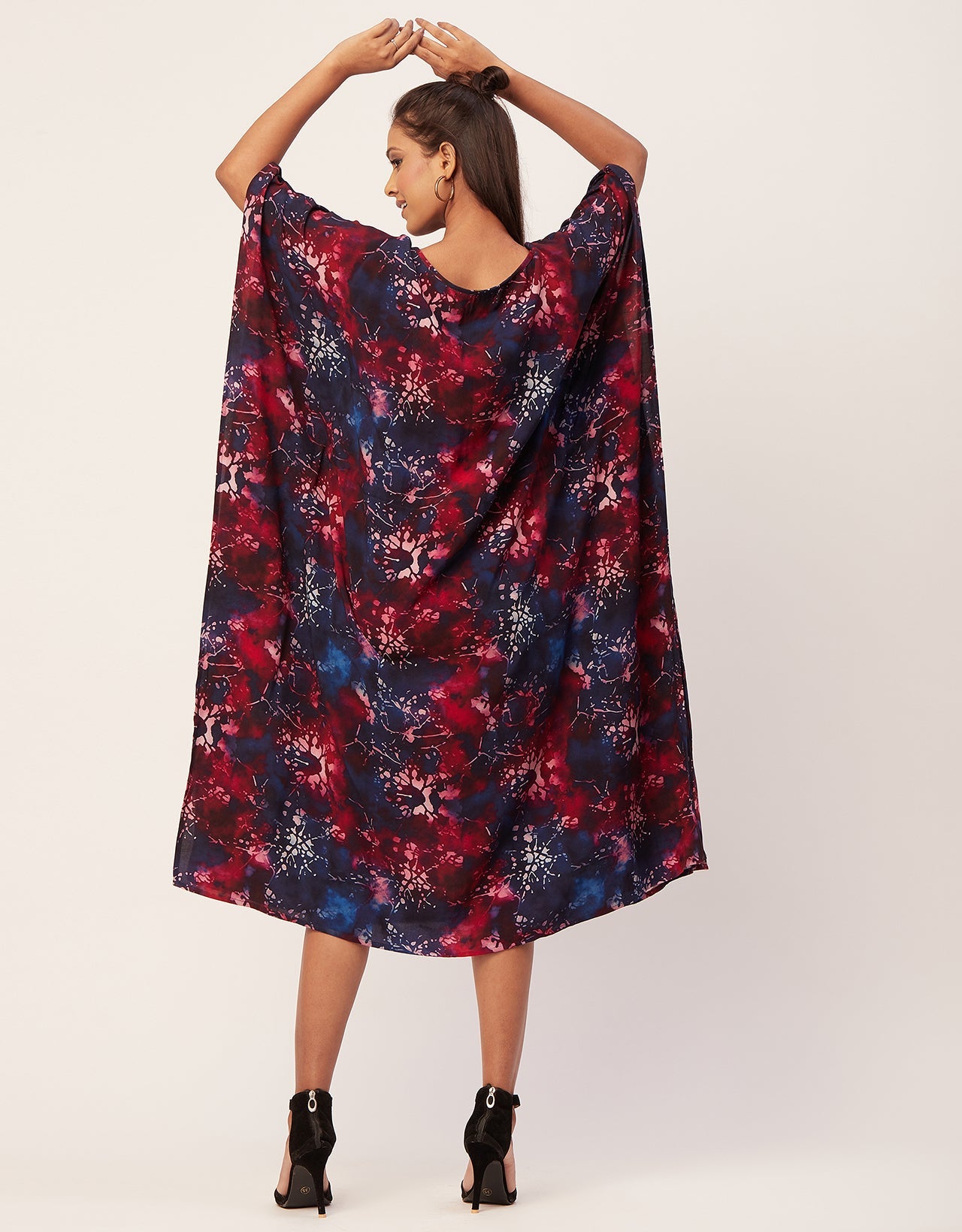 Printed Viscose Kaftan Dress
