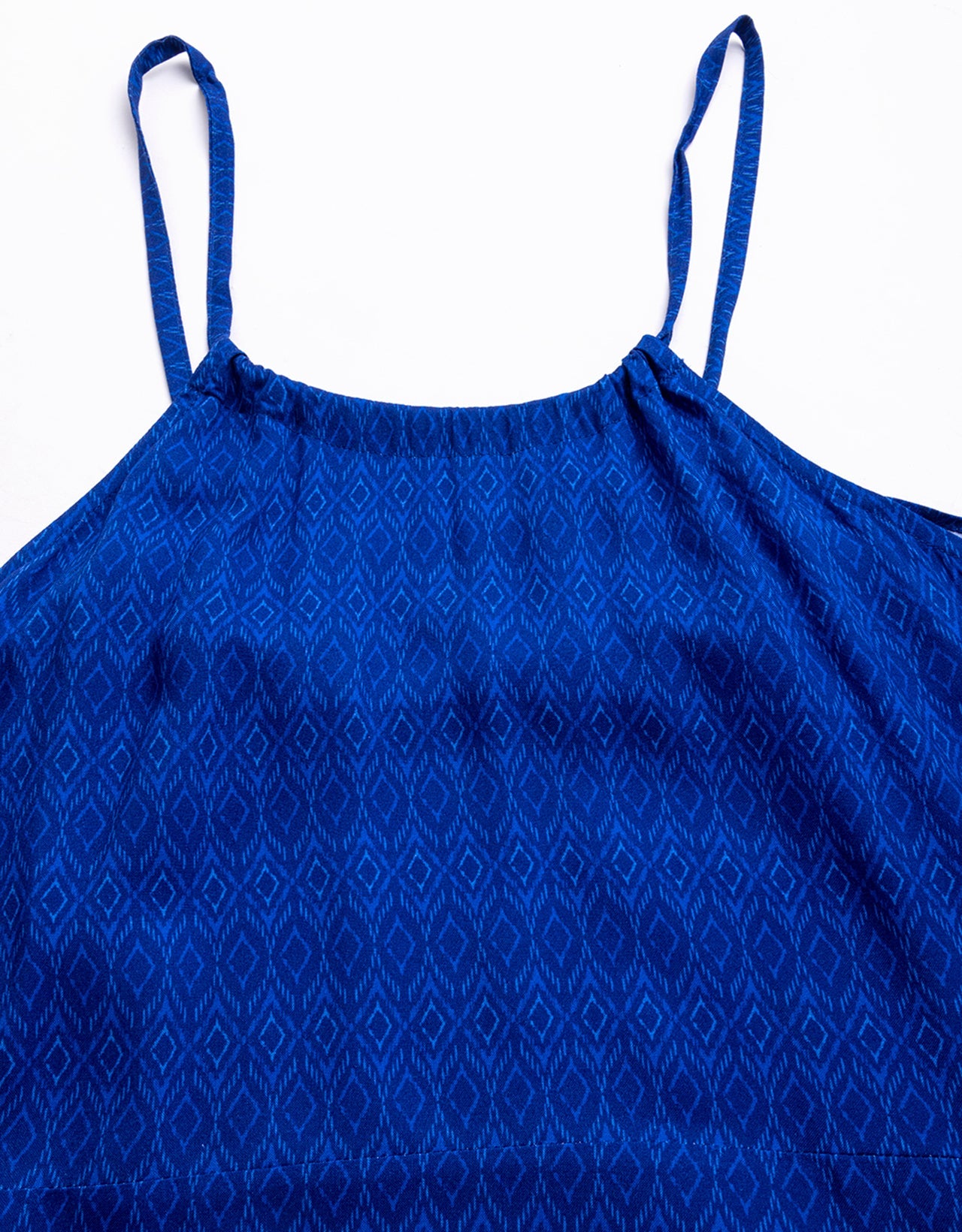 Printed Halter Neck Dress, Knee