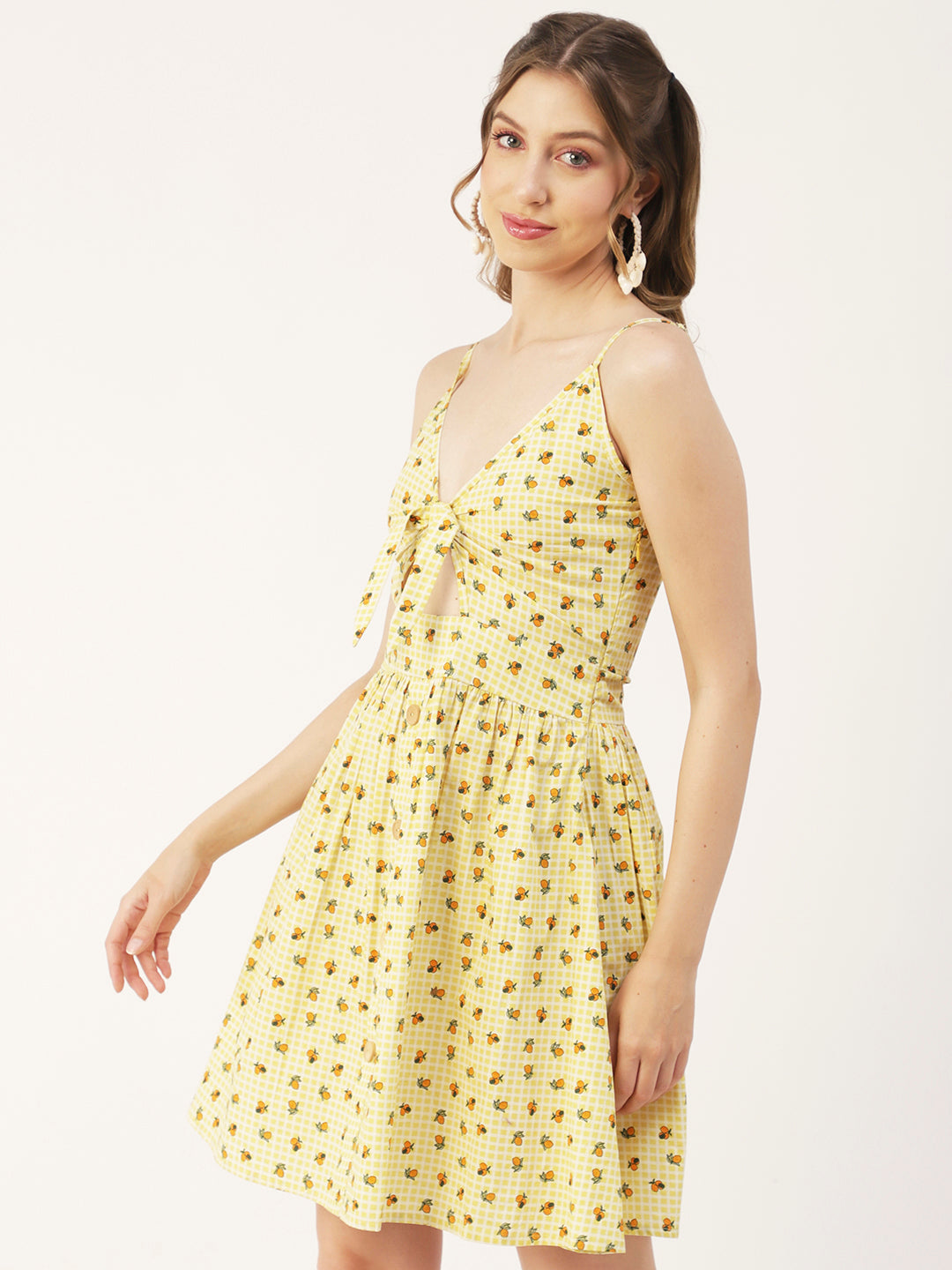 Spaghetti Strap Dress, Knee Flared