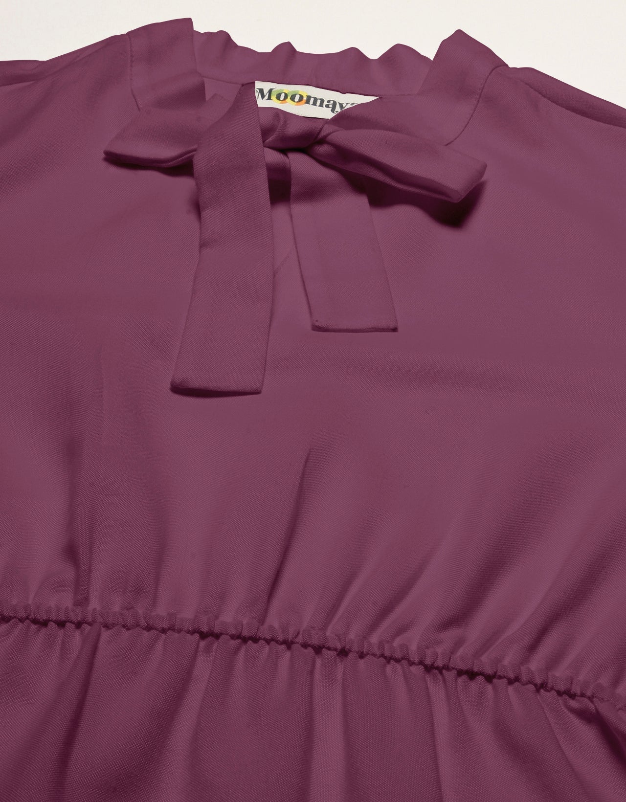 Bow-Knot Dress with Bell Sleeve