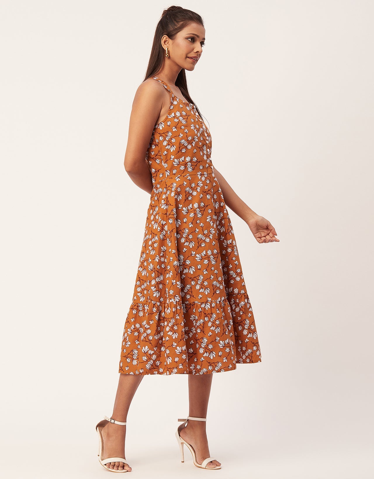 Tiered Dress, Criss-Cross Back