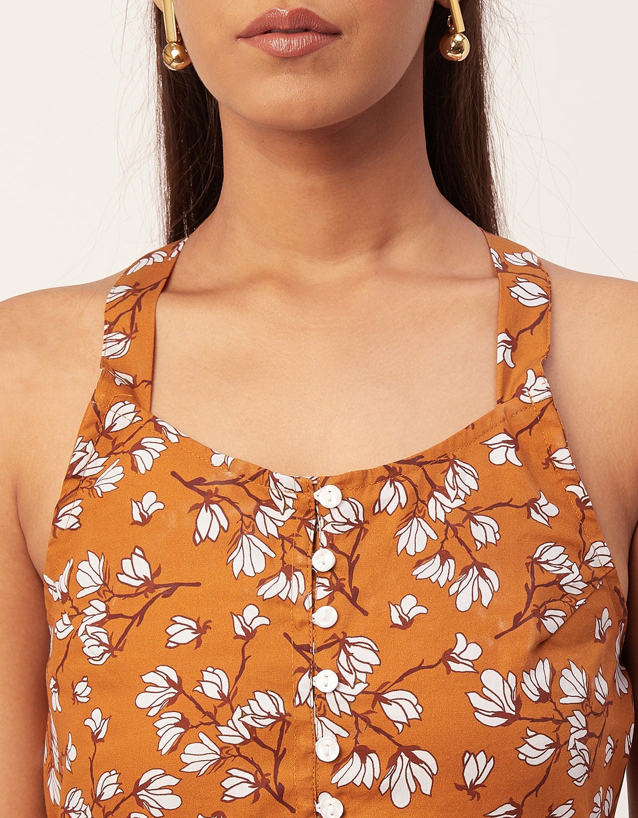 Tiered Dress, Criss-Cross Back