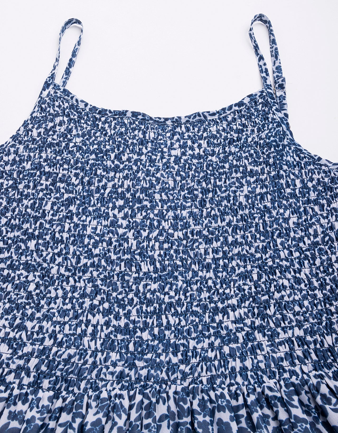 Printed Strappy Flared Dress