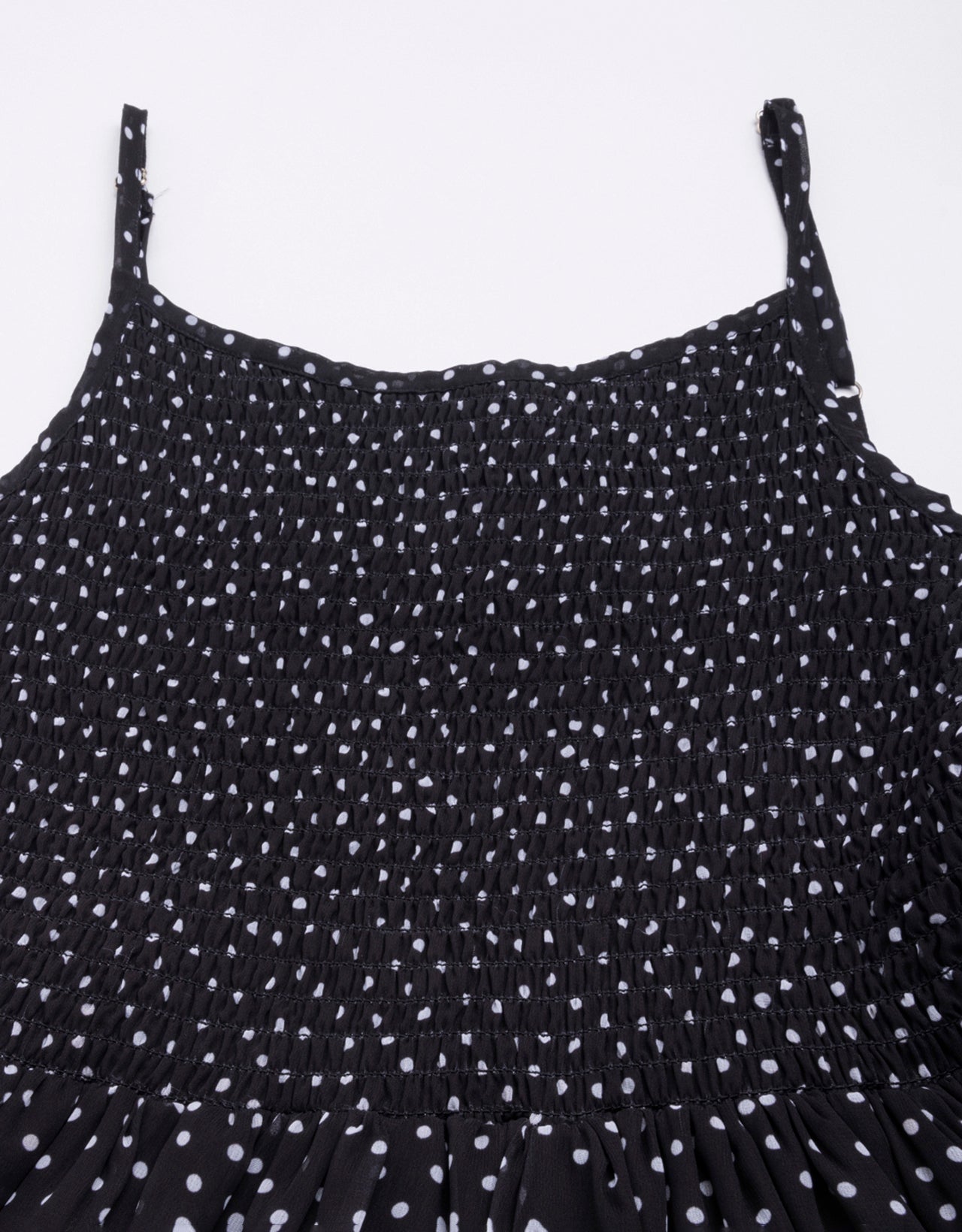 Printed Strappy Flared Dress