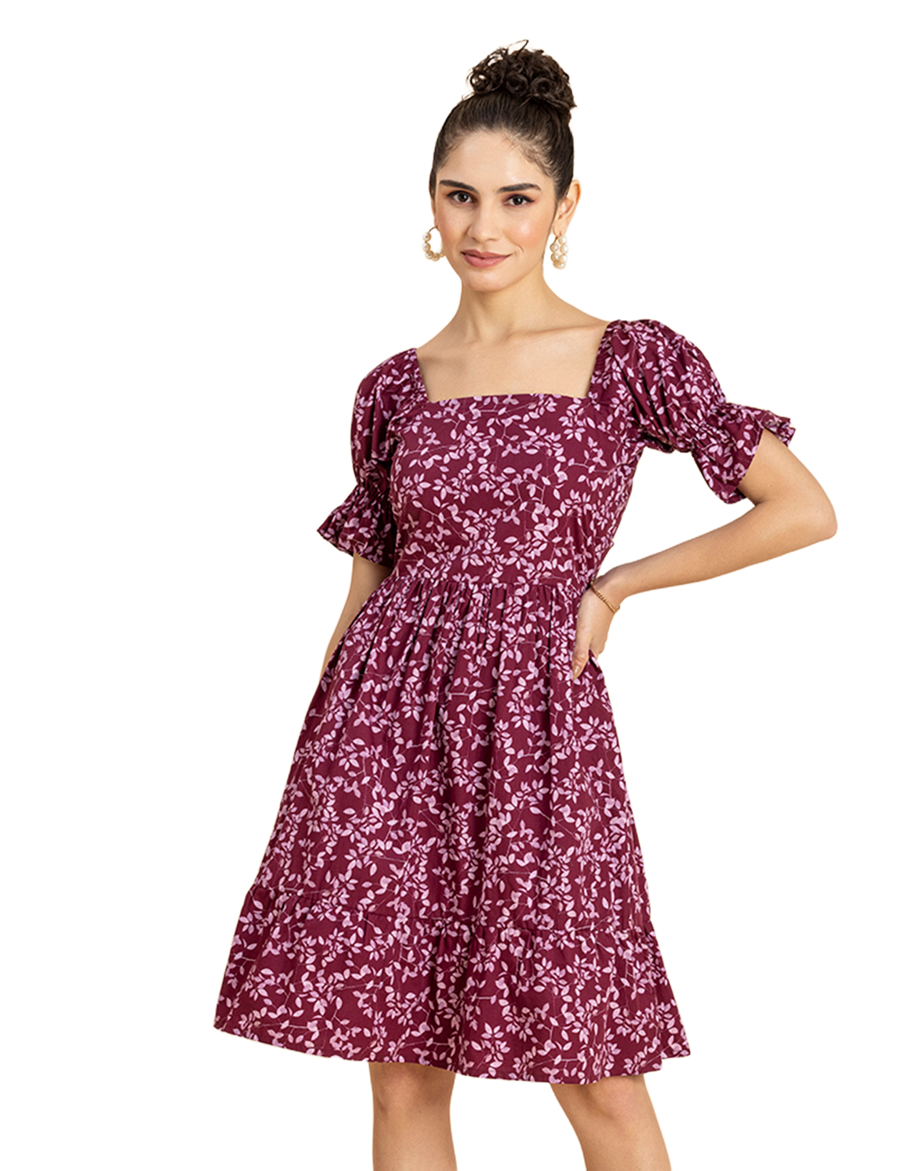 Square Neck Summer Dress
