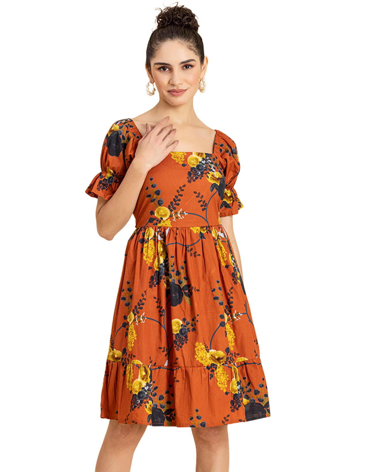 Square Neck Summer Dress