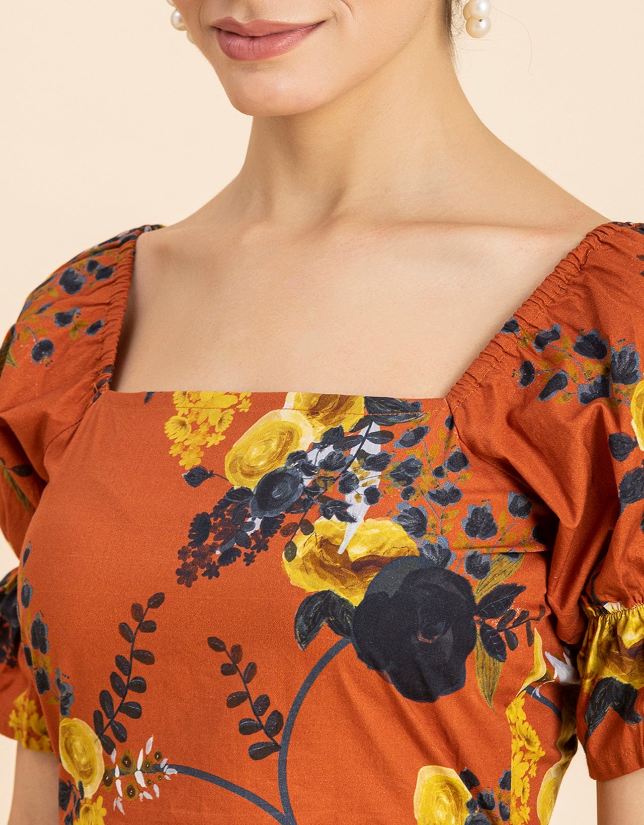 Square Neck Summer Dress