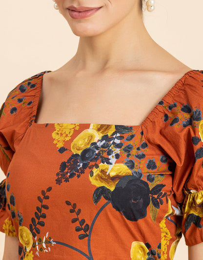 Square Neck Summer Dress