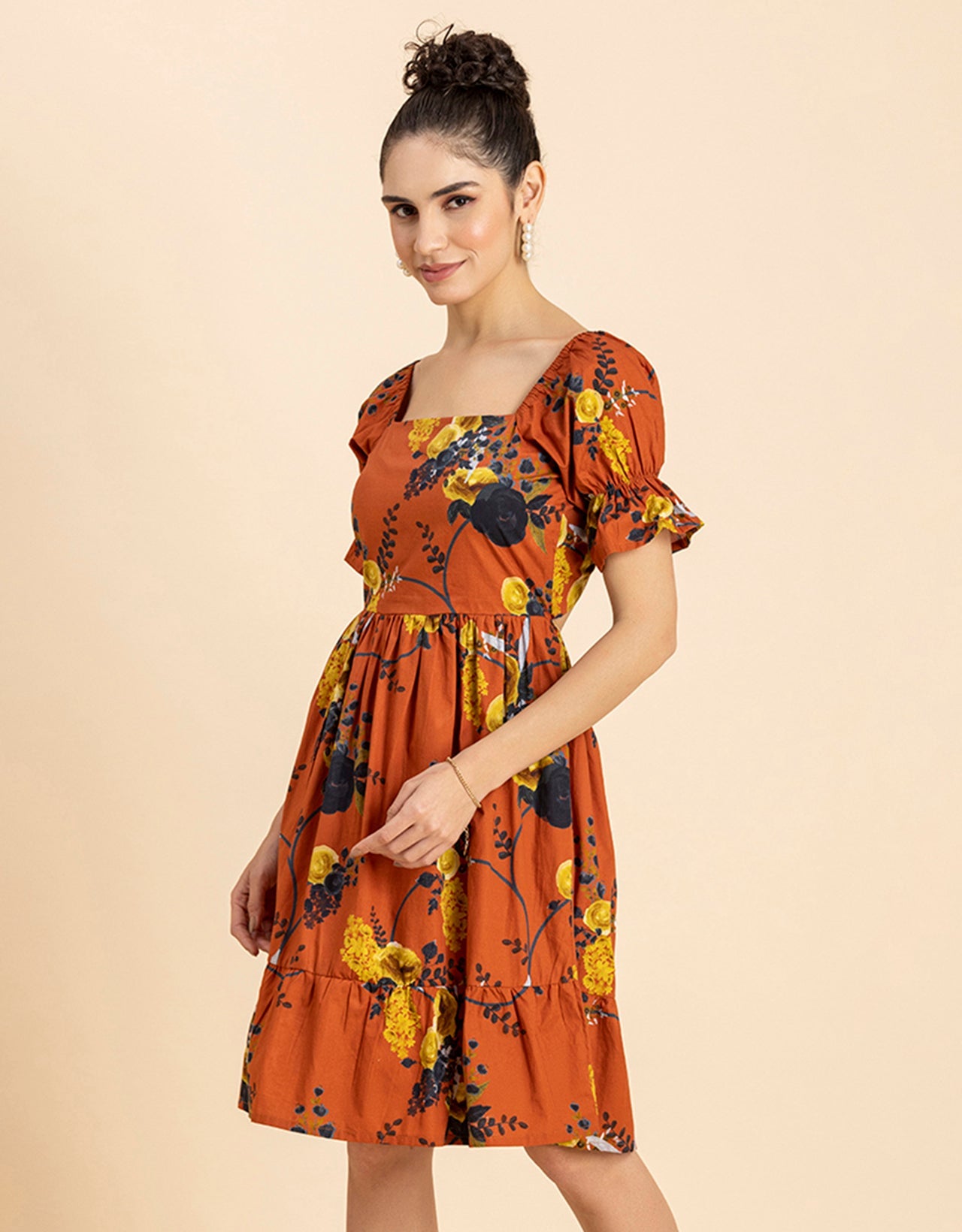 Square Neck Summer Dress