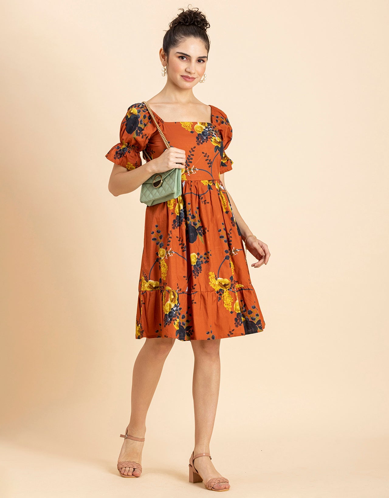Square Neck Summer Dress