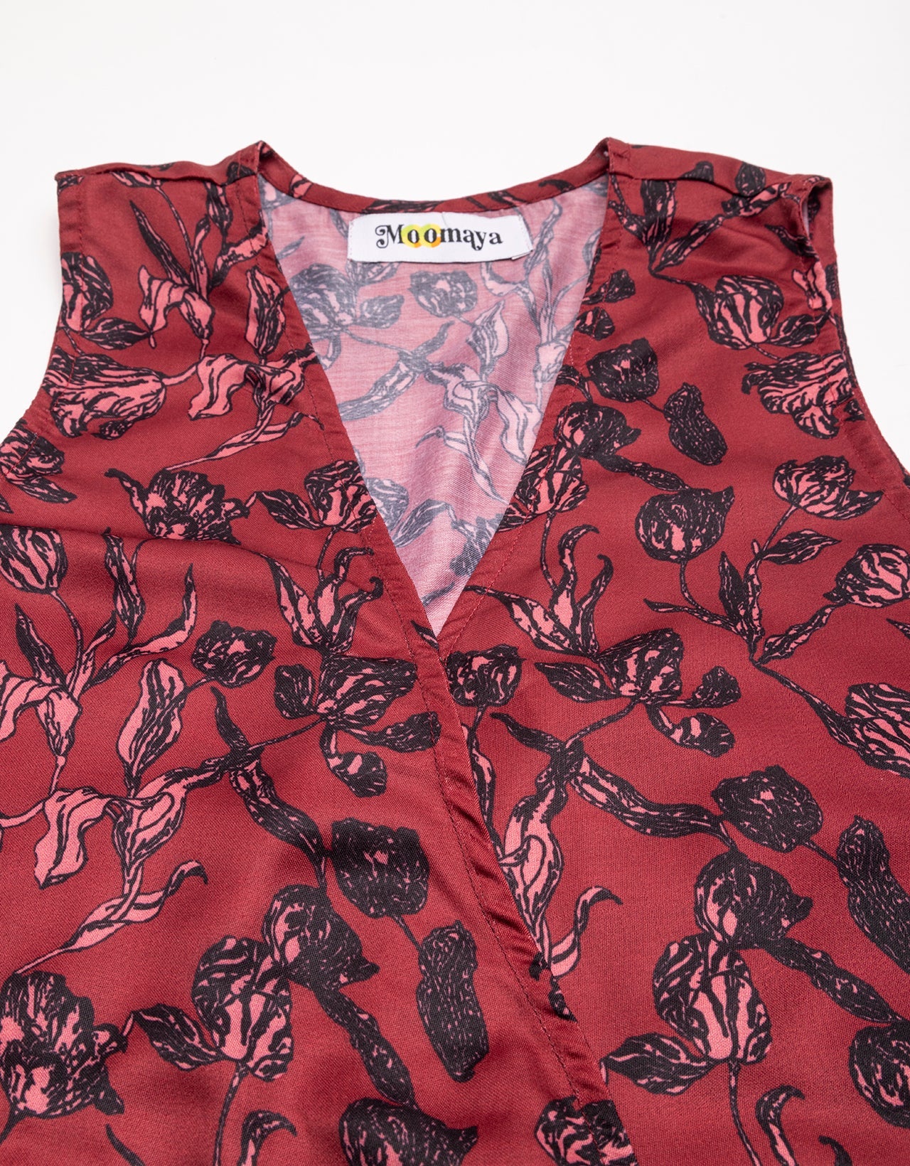 Printed Wrap Mini Dress