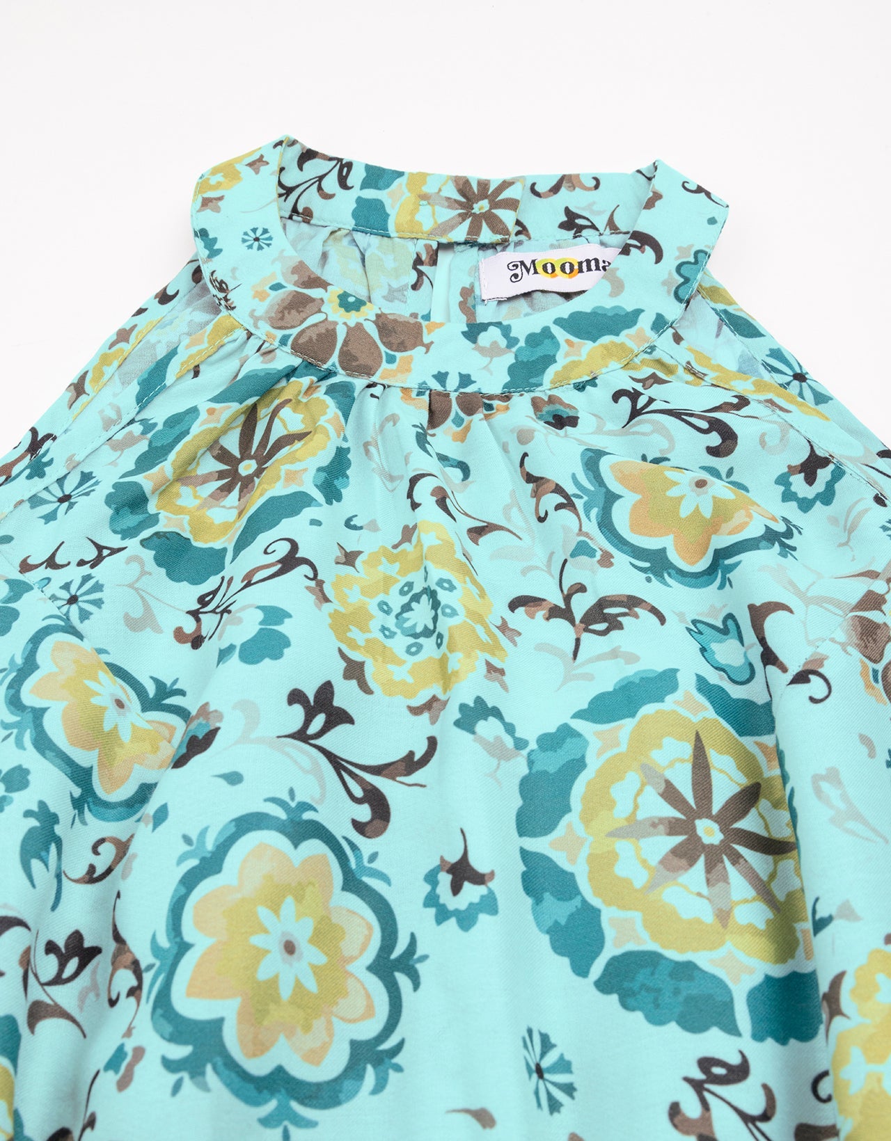Printed Smocked Dress, Halter