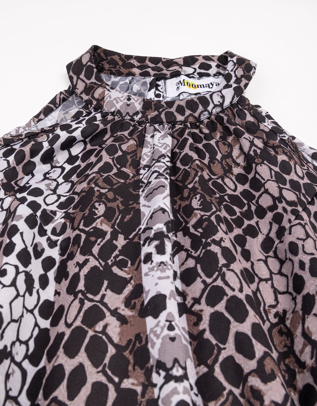 Printed Smocked Dress, Halter