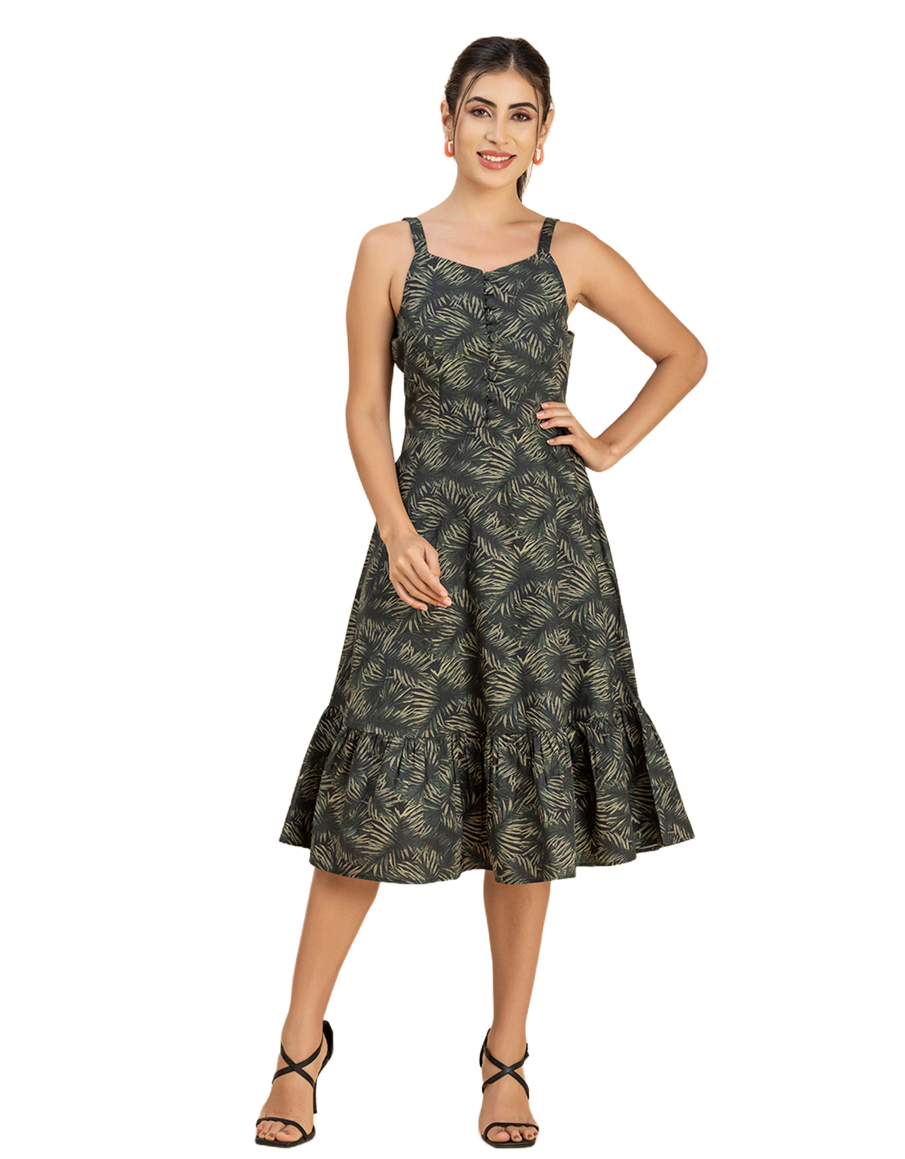 Printed Sleeveless Dress