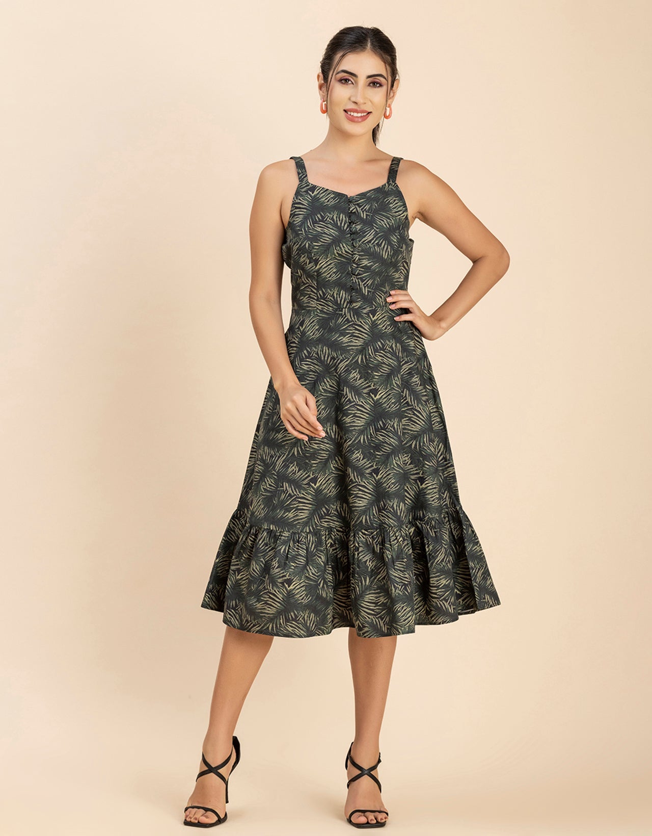 Printed Sleeveless Dress