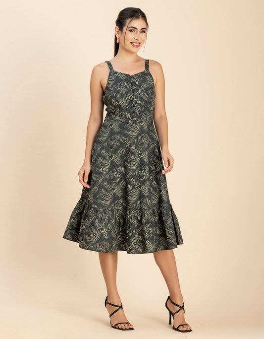 Printed Sleeveless Dress
