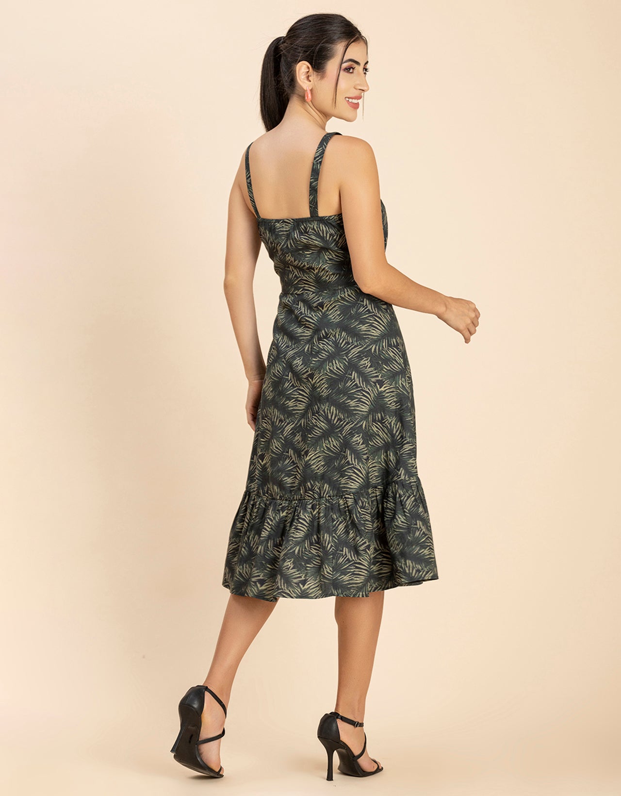 Printed Sleeveless Dress