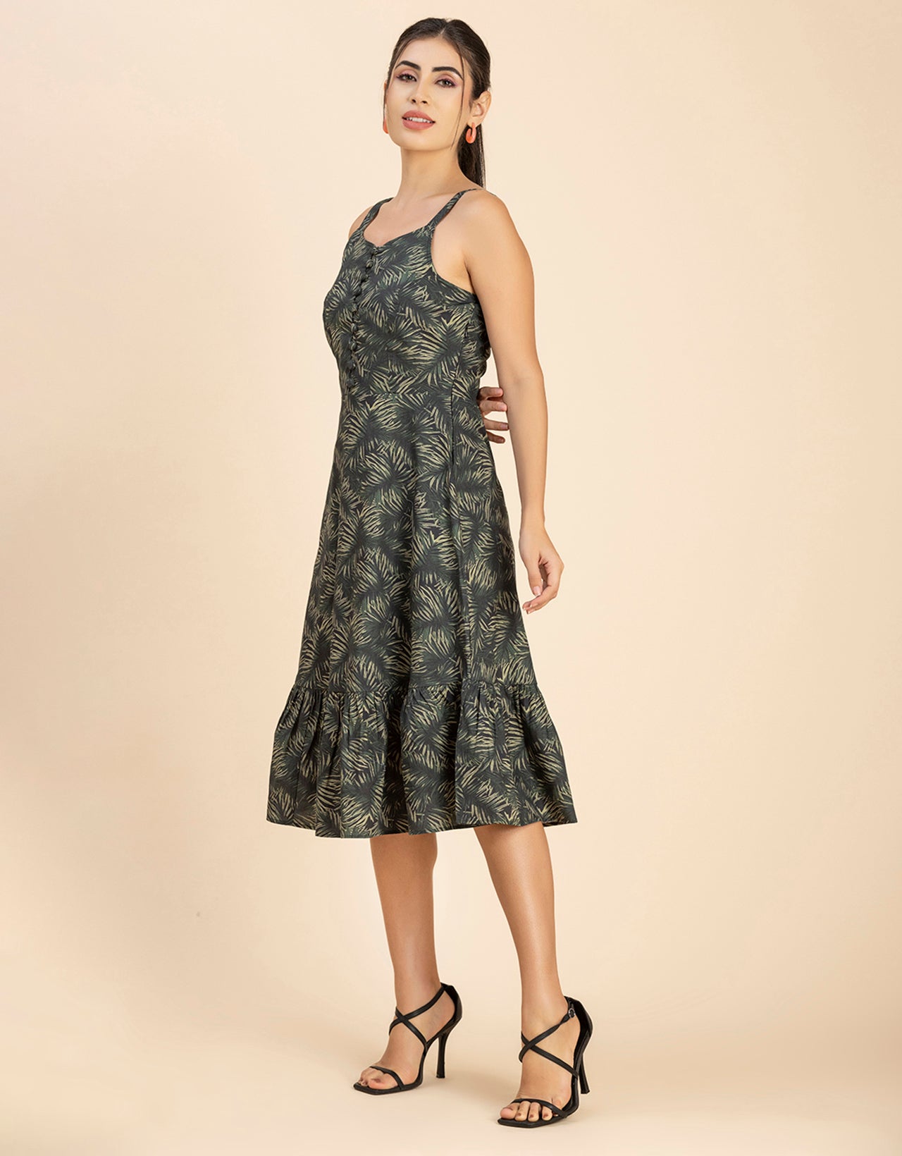 Printed Sleeveless Dress