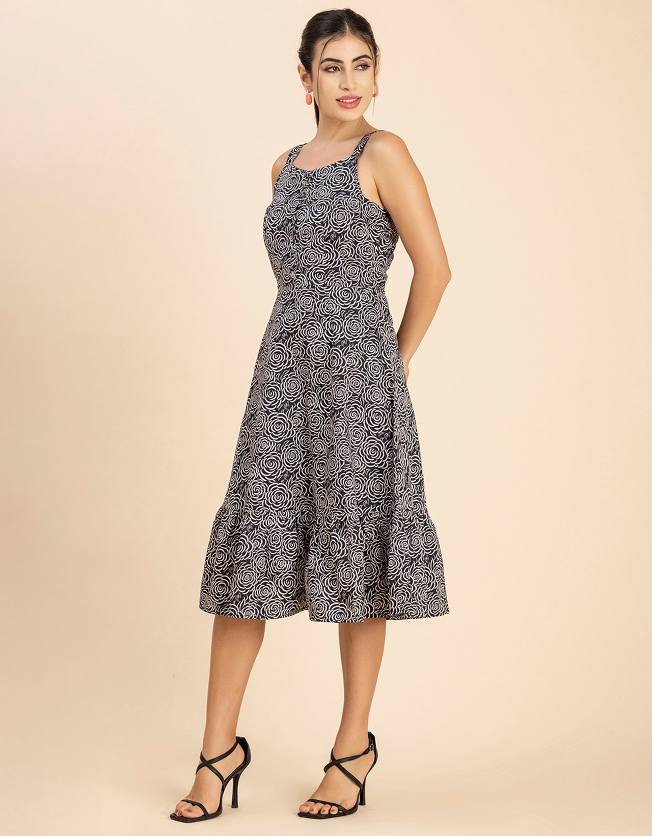Printed Sleeveless Dress