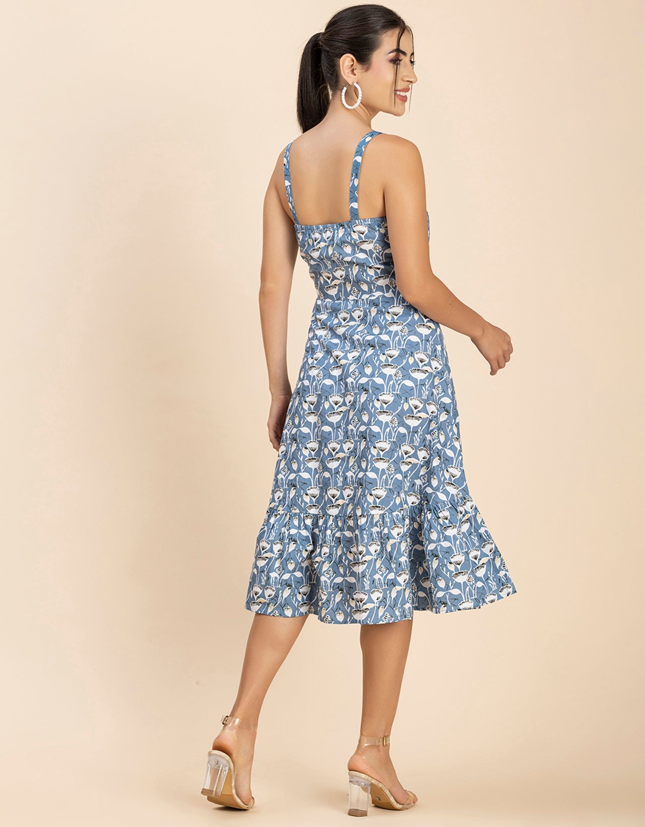 Printed Sleeveless Dress