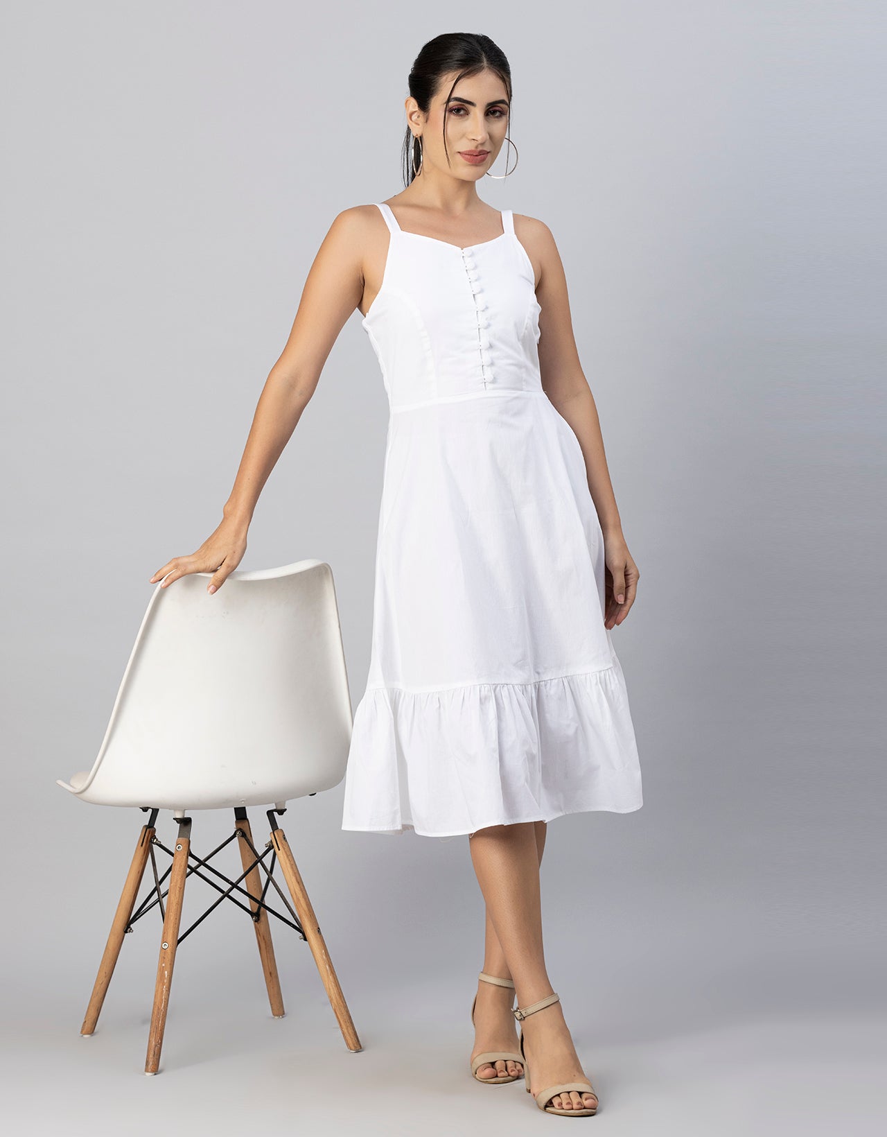 Printed Sleeveless Dress