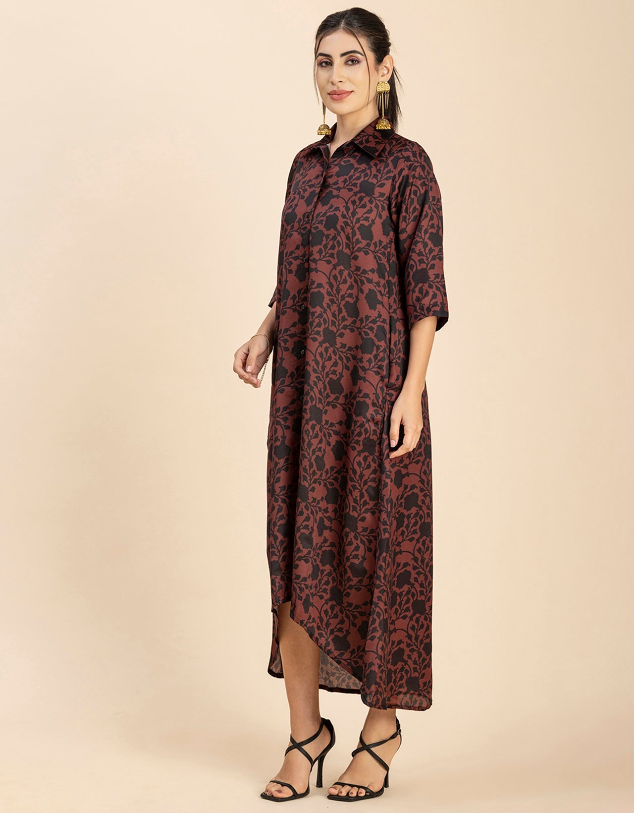 Button Down Midi Dress