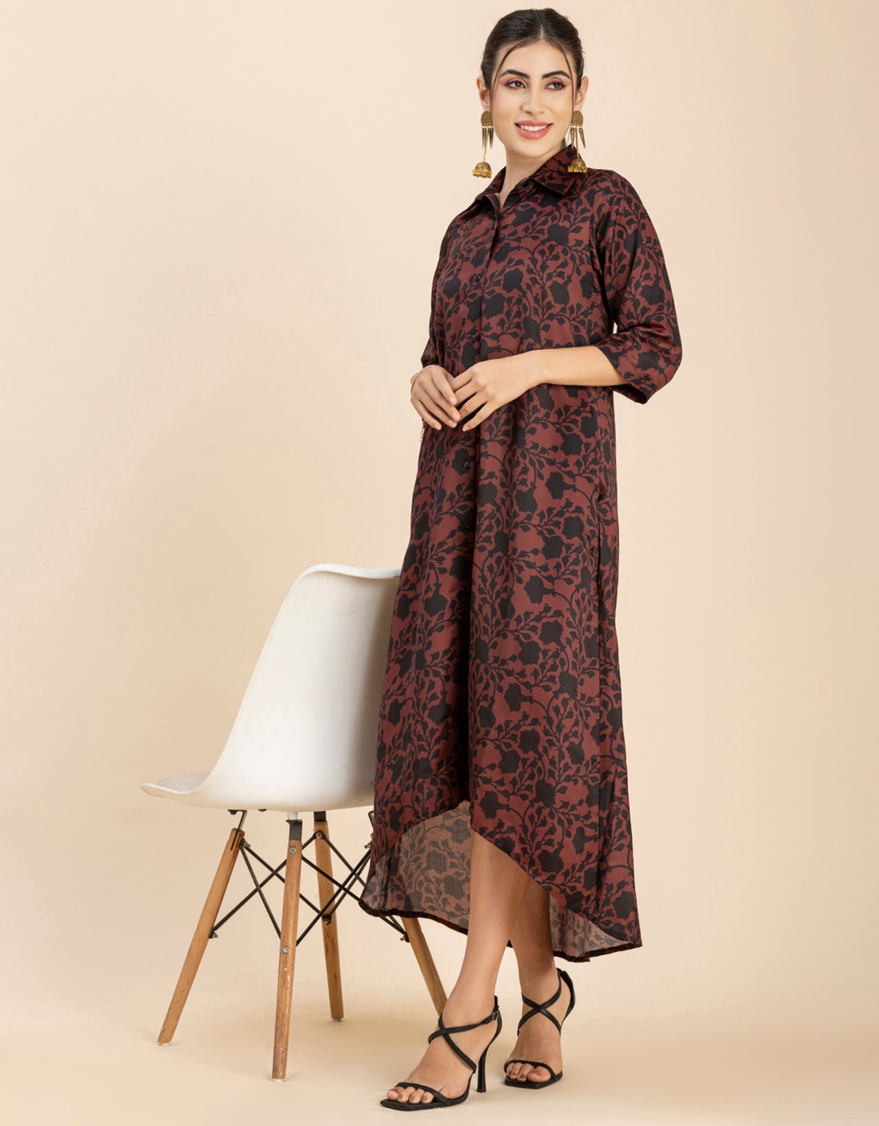 Button Down Midi Dress