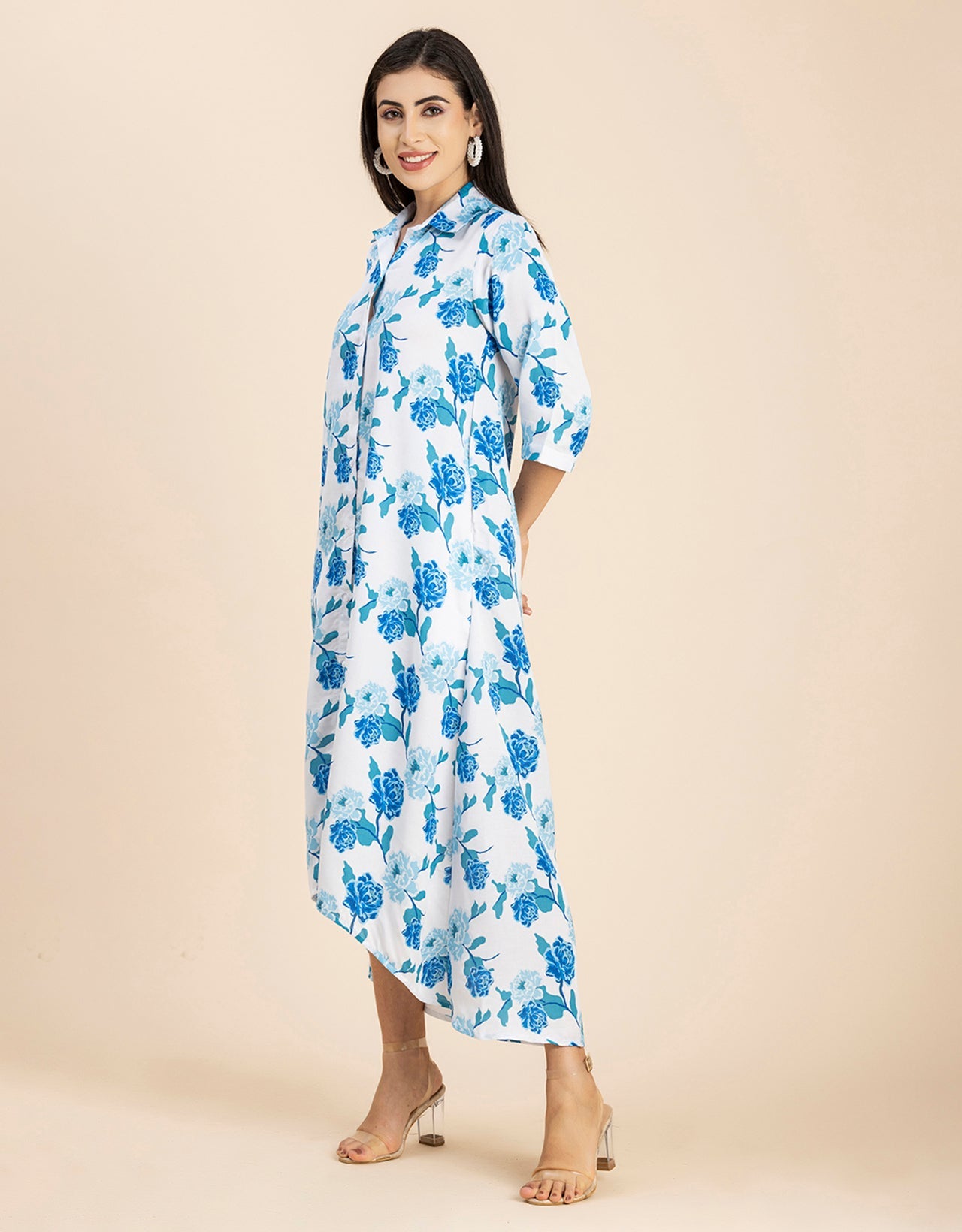 Button Down Midi Dress