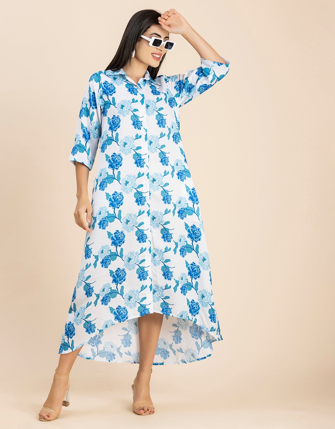 Button Down Midi Dress