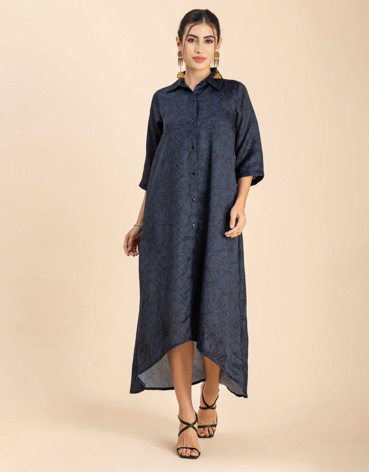 Button Down Midi Dress