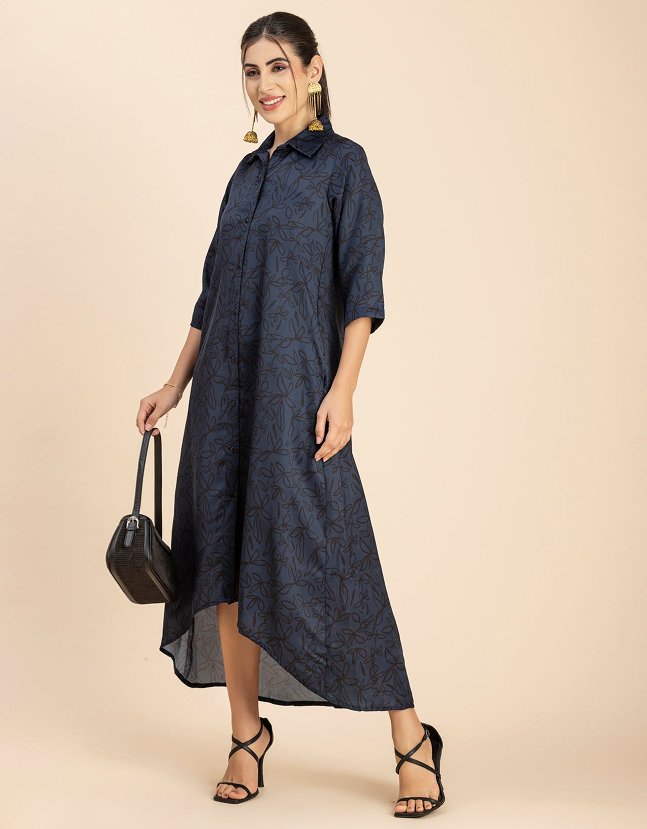 Button Down Midi Dress