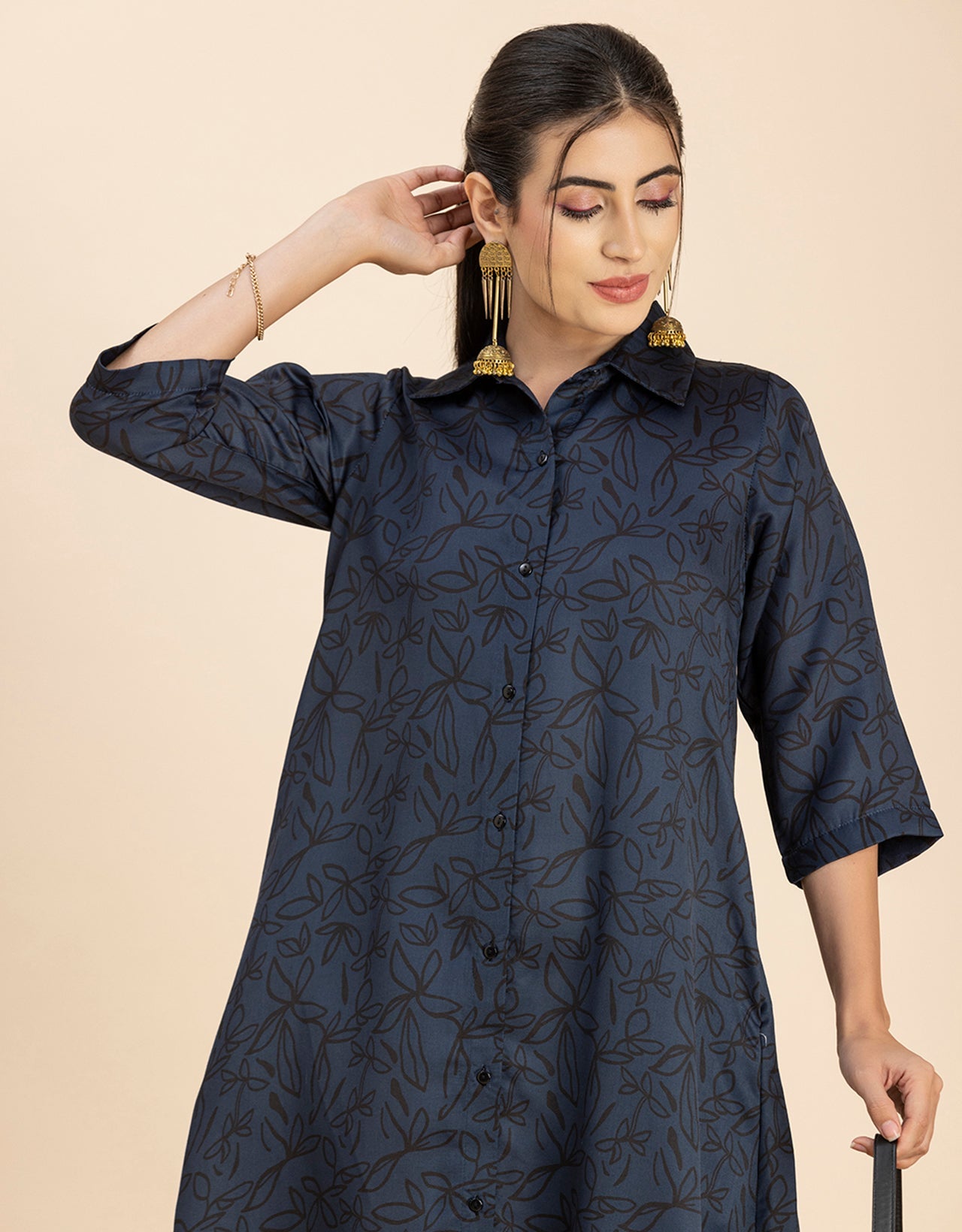 Button Down Midi Dress