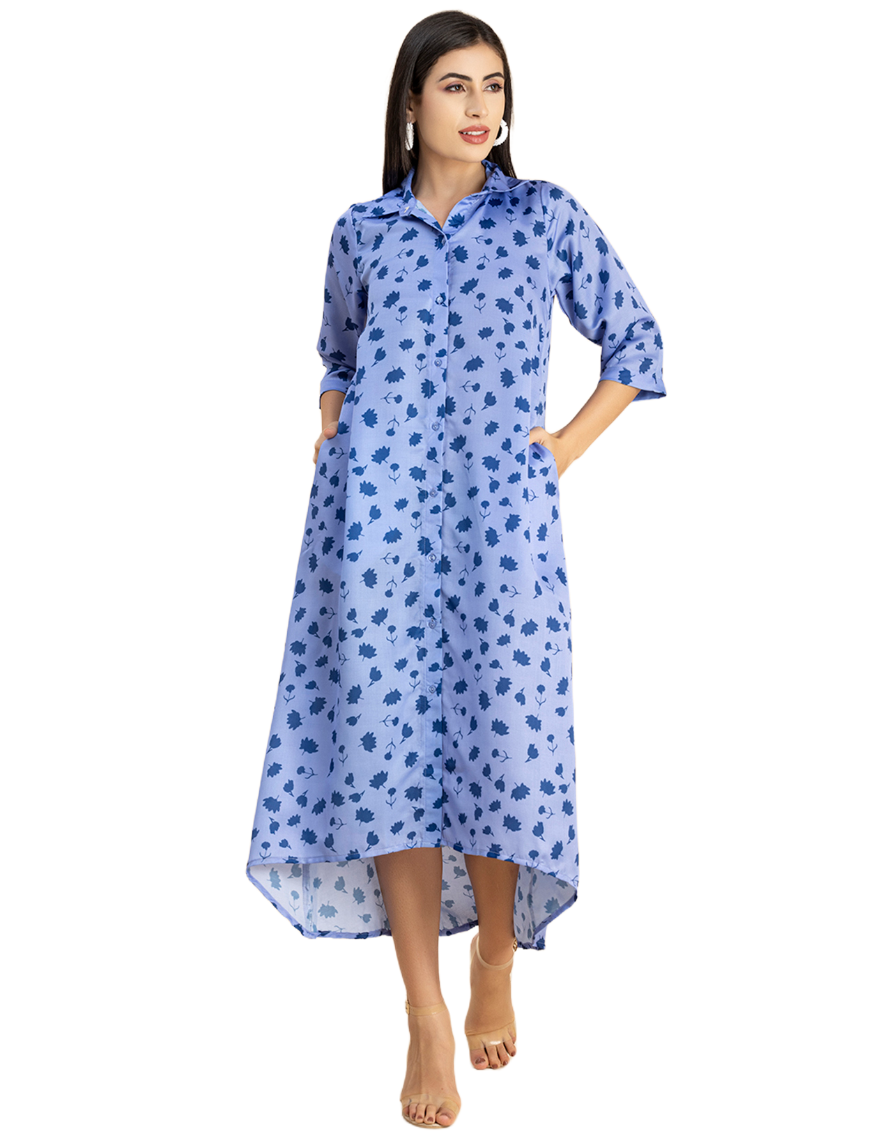 Button Down Midi Dress