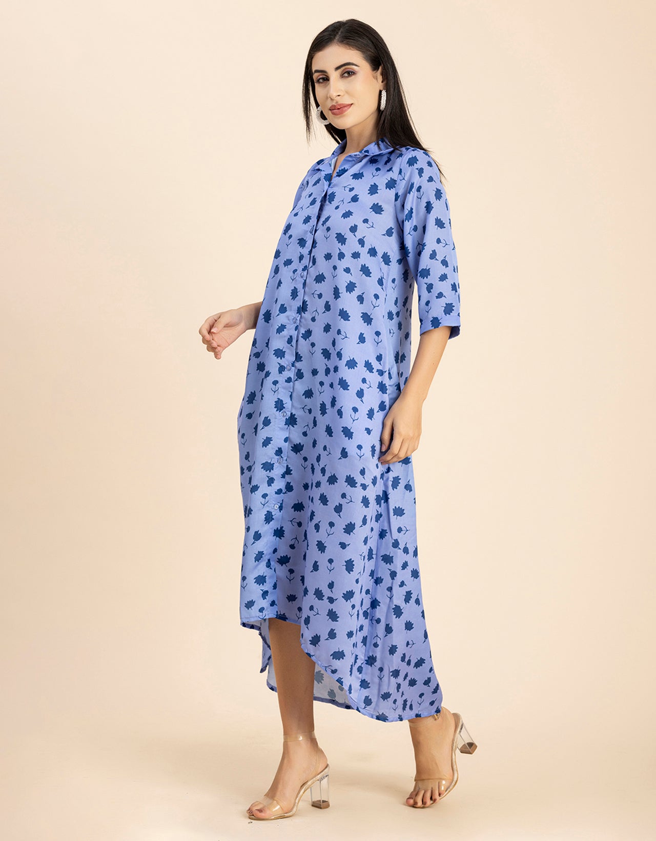 Button Down Midi Dress