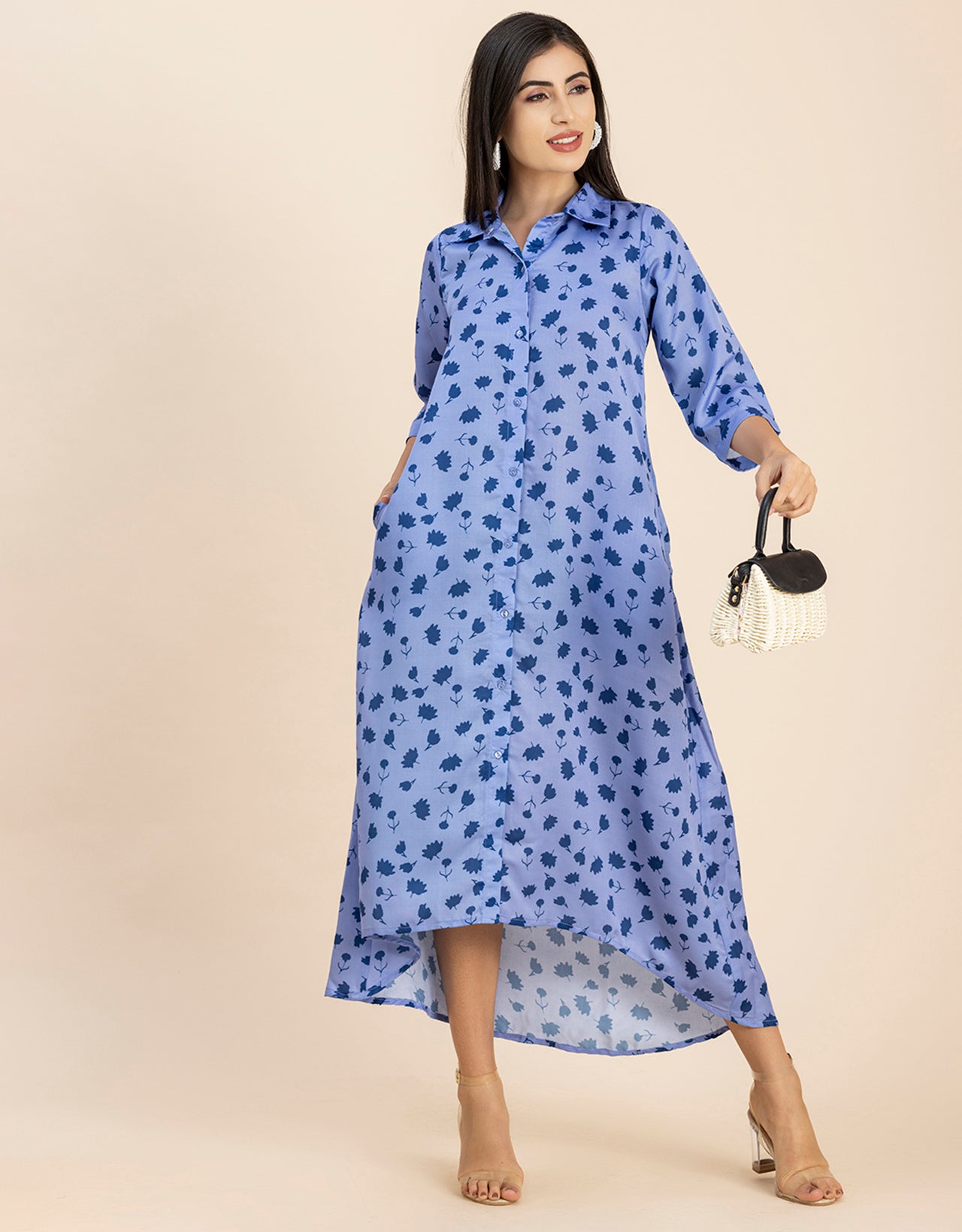 Button Down Midi Dress