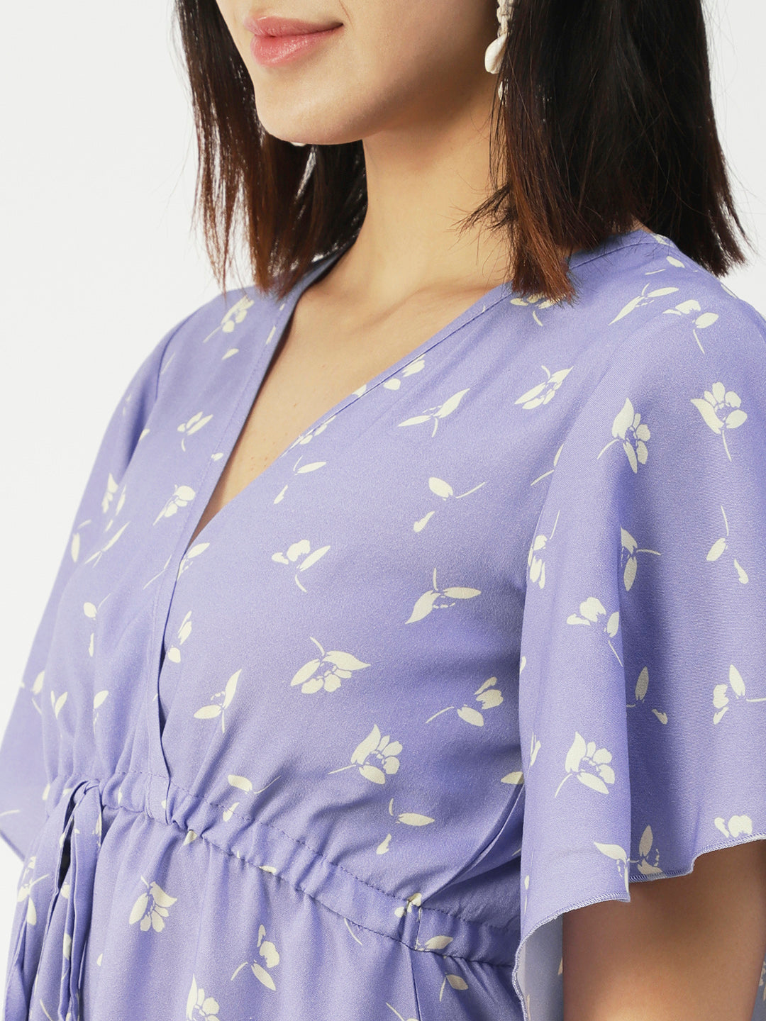 Wrap Style Dress, Knee