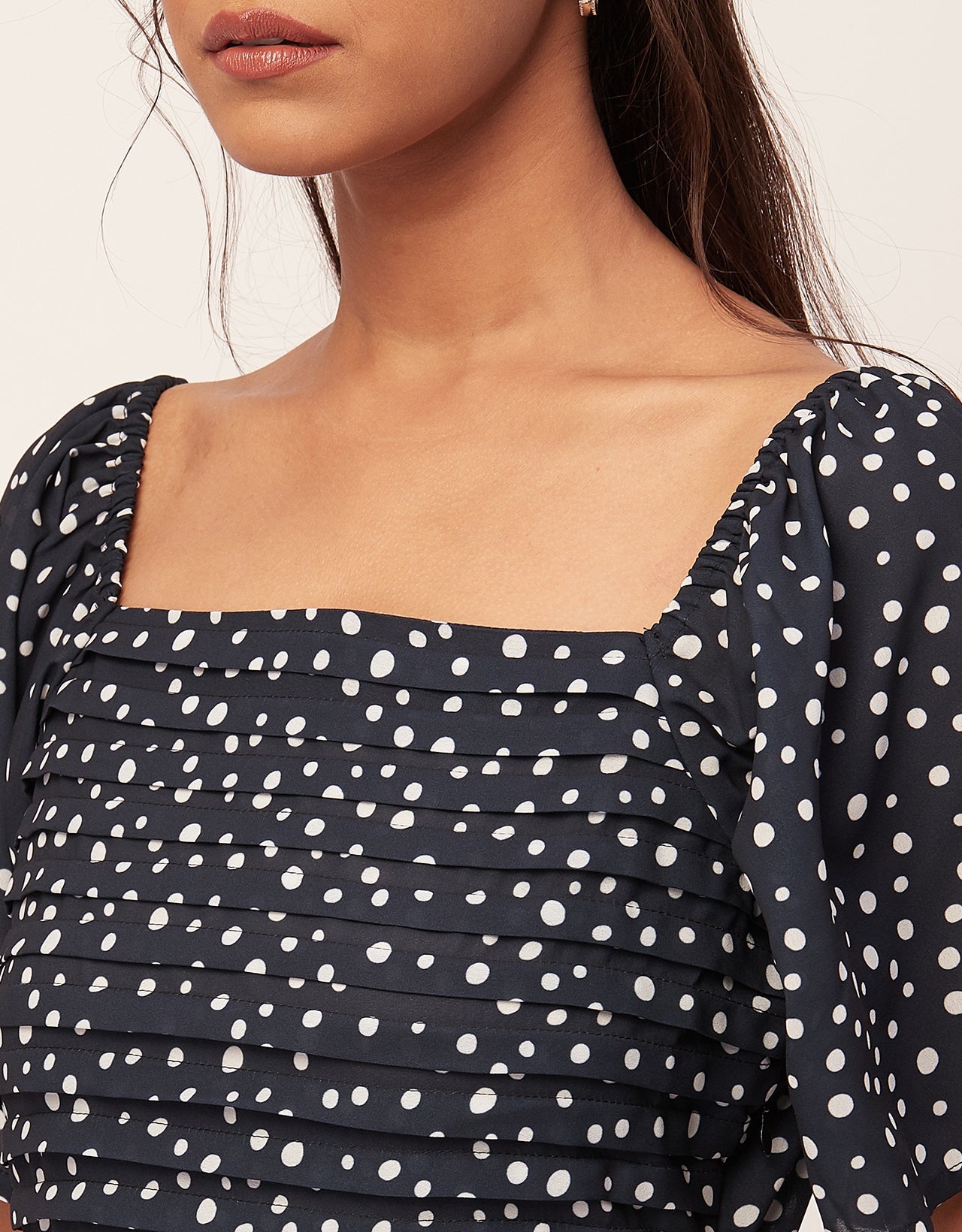 Side Slit Ruffle Dress