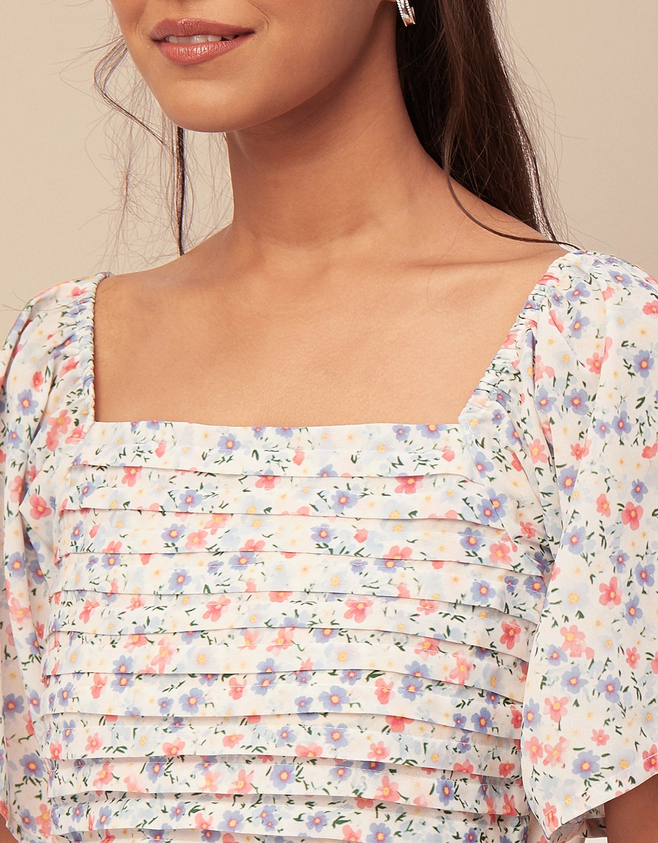 Side Slit Ruffle Dress
