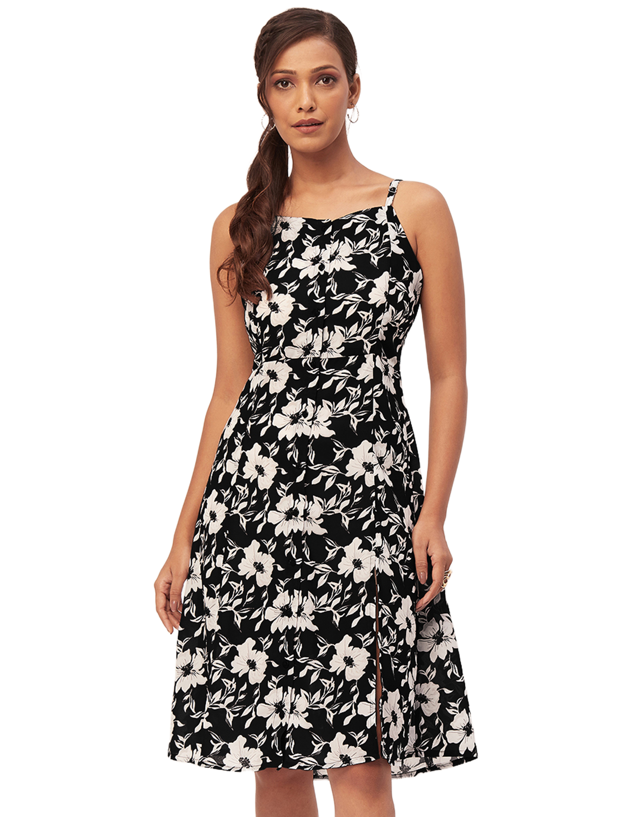 Buttoned Dress, Spaghetti Strap