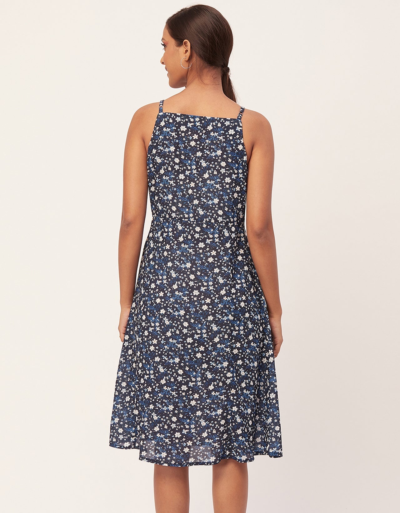 Buttoned Dress, Spaghetti Strap