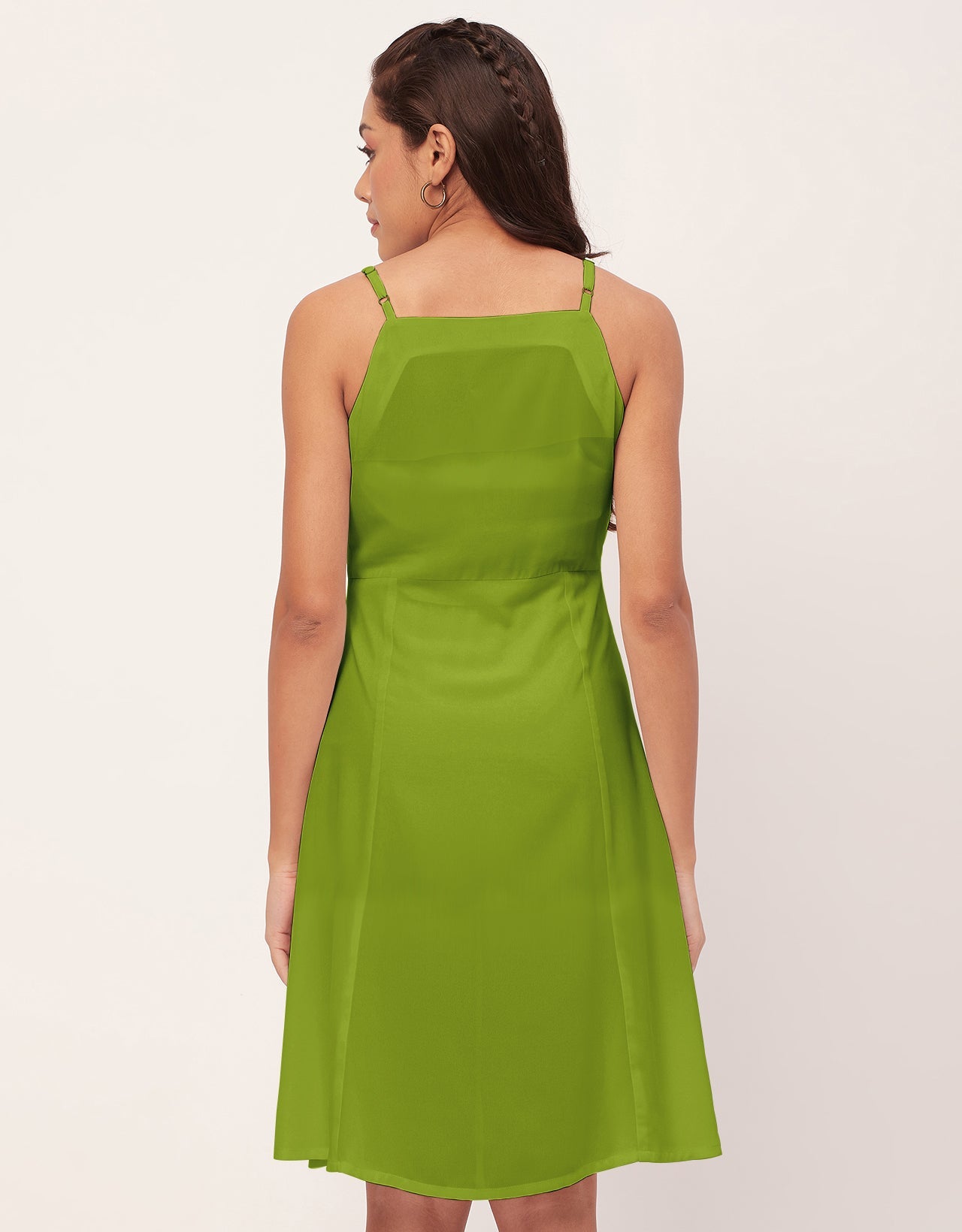 Buttoned Dress, Spaghetti Strap