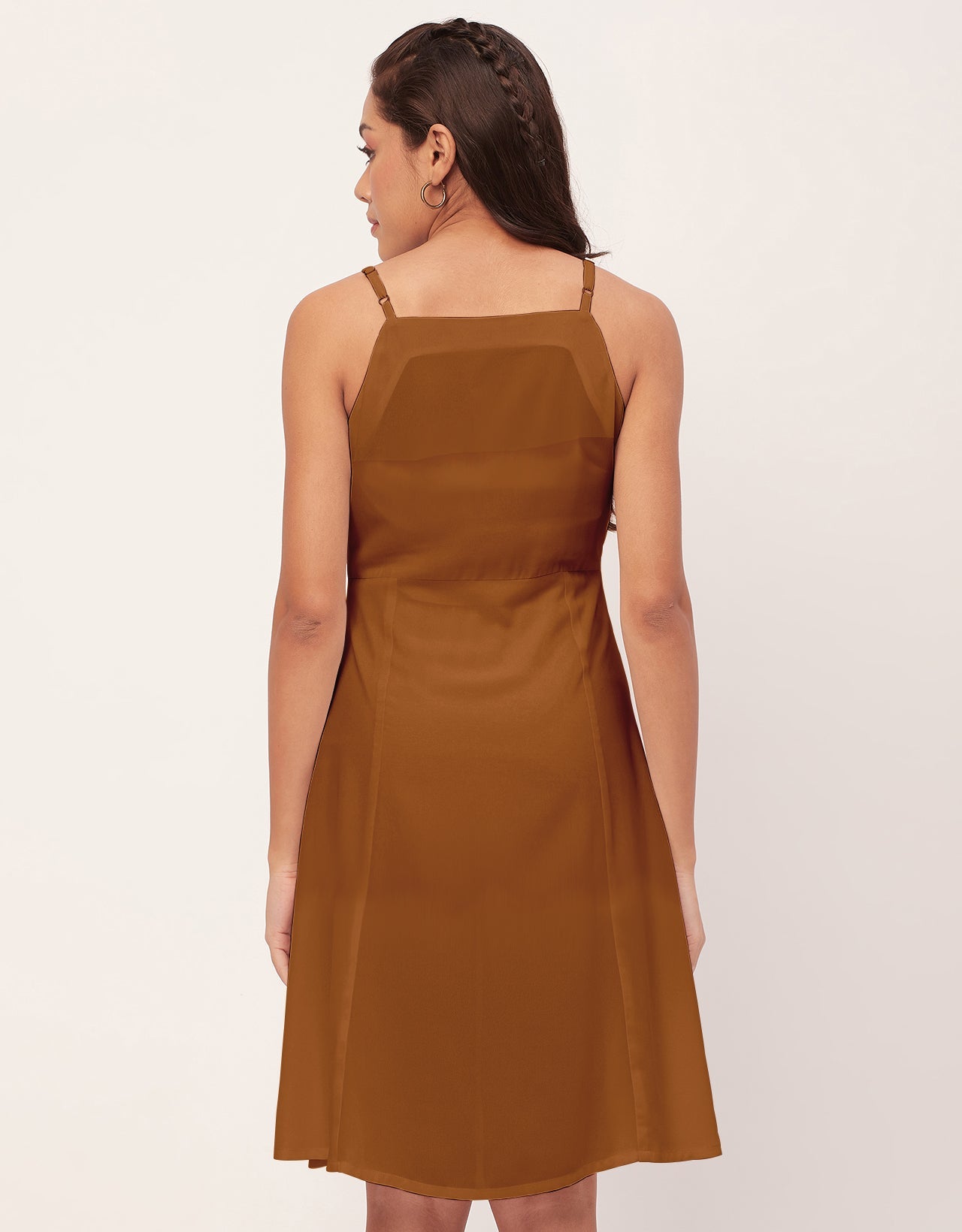 Buttoned Dress, Spaghetti Strap